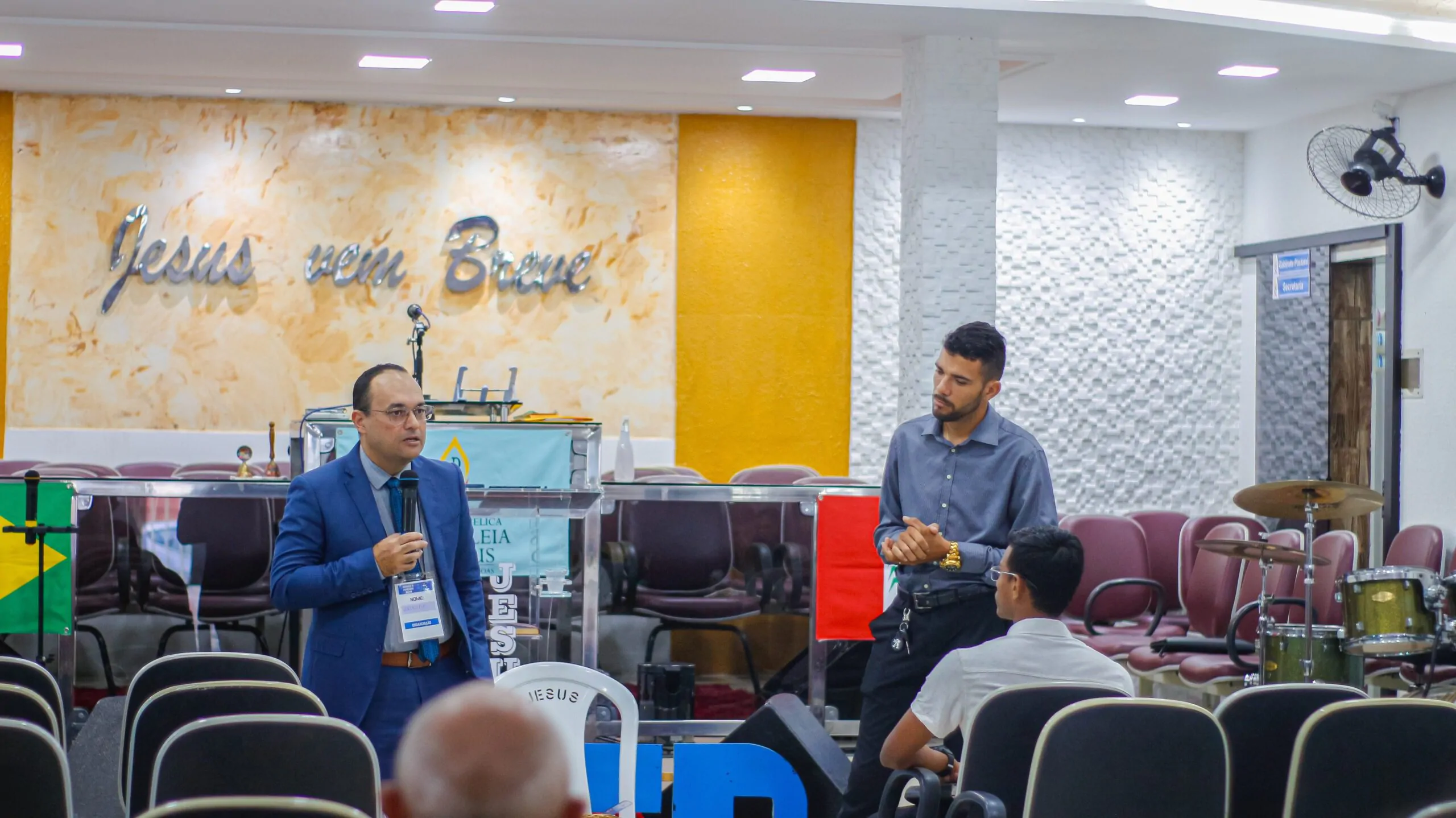 MEP: templo sede da AD Chã do Pilar recebe os inscritos para o primeiro dia do minicurso – Imagem: Anderson Siqueira/Mídia AD Chã do Pilar