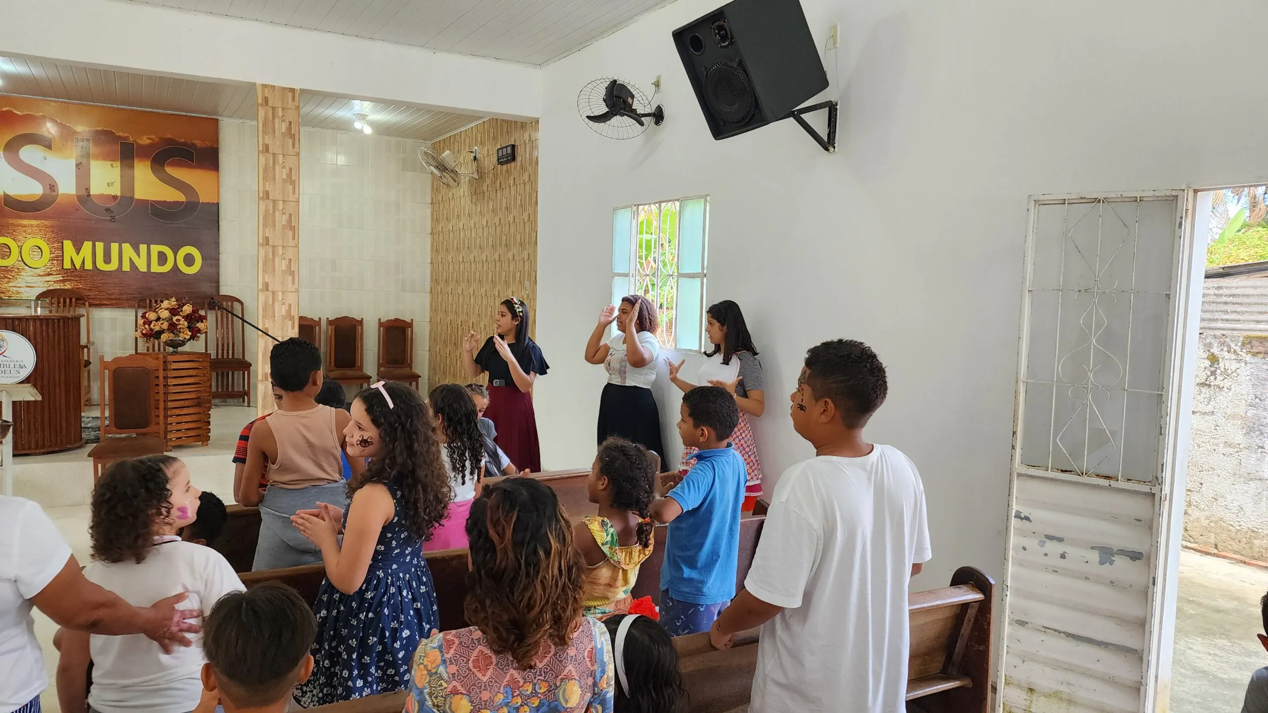 SEMADECP realiza o segundo dia do MEP com evangelismo, ação social e culto infantil – Imagem: Nataniely Nogueira/Mídia AD Chã do Pilar