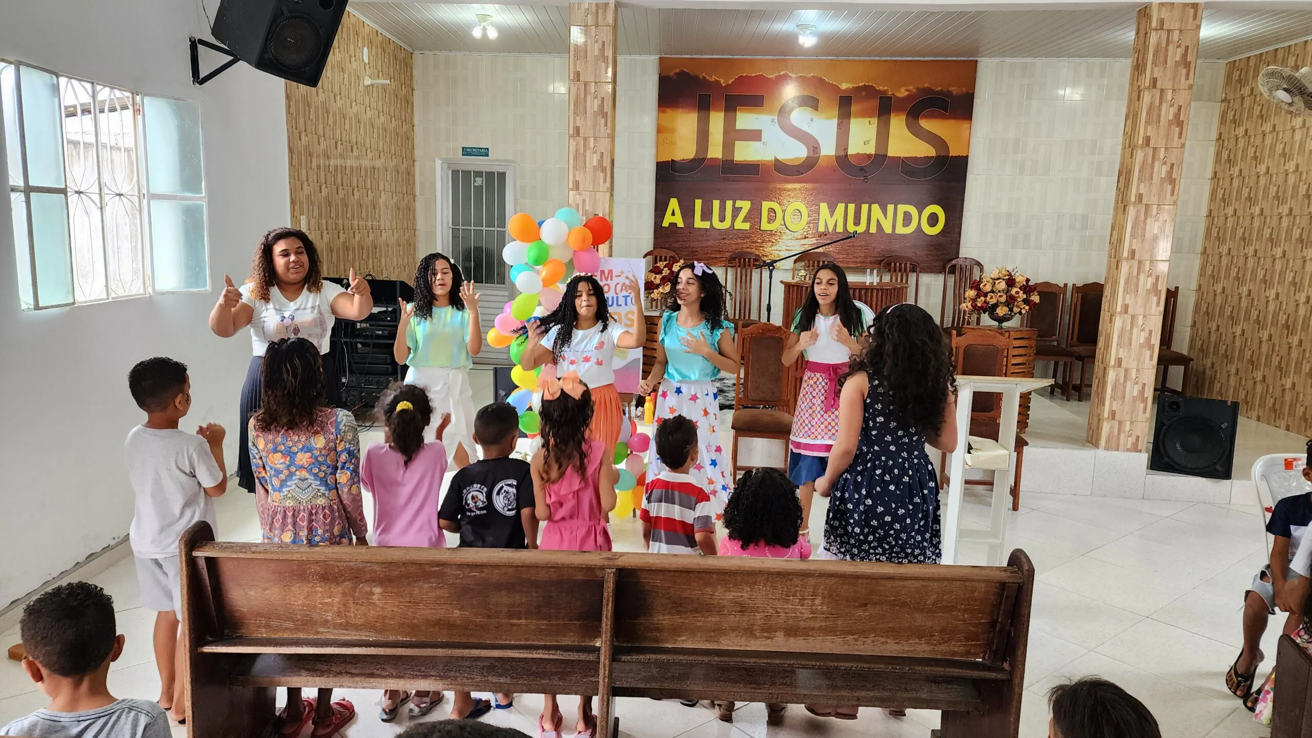 SEMADECP realiza o segundo dia do MEP com evangelismo, ação social e culto infantil – Imagem: Nataniely Nogueira/Mídia AD Chã do Pilar