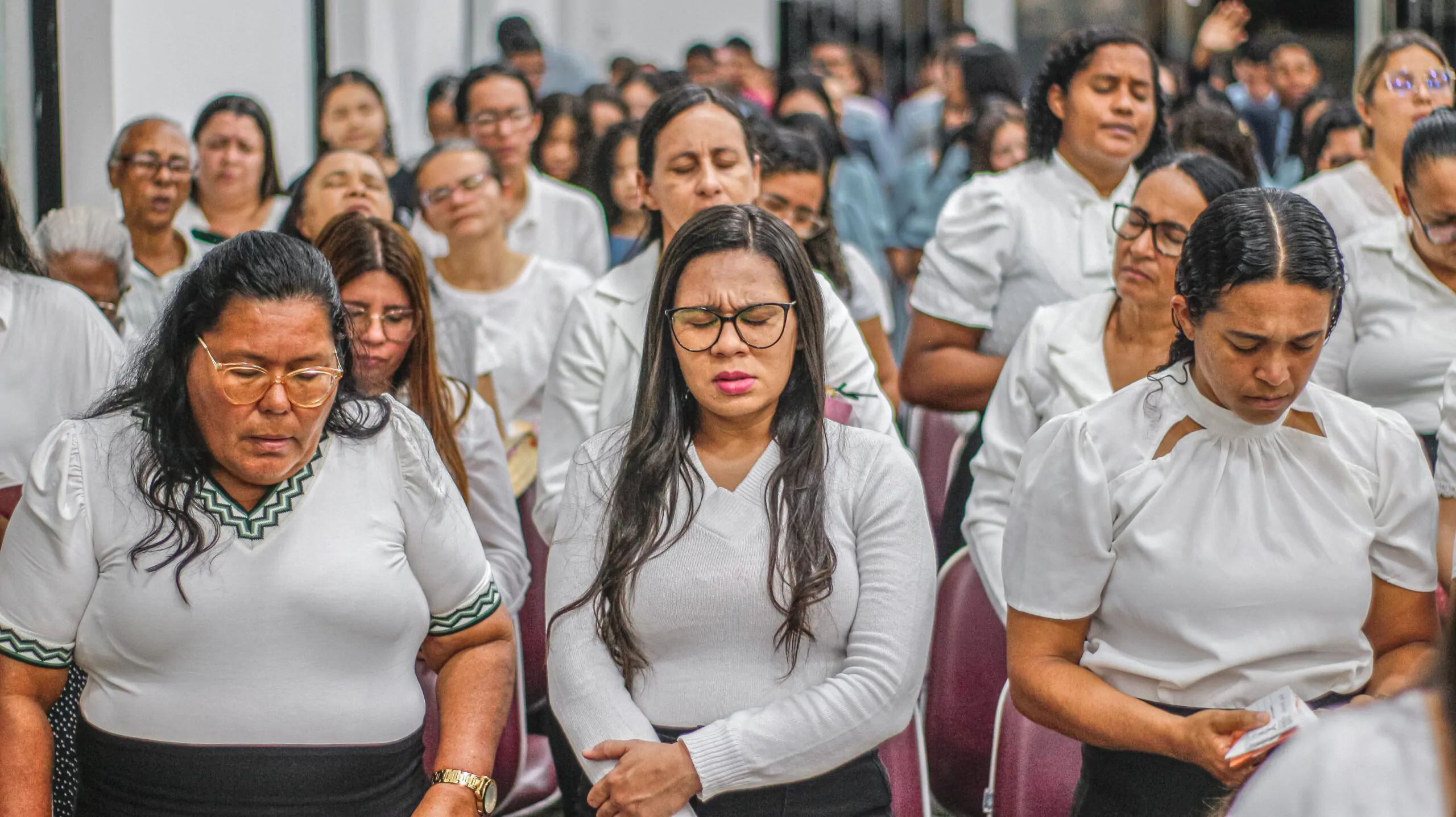 Santa Ceia: pastor Cláudio ministra sobre como ser amigo de Deus em Cristo Jesus – Imagem: Anderson Siqueira/Mídia AD Chã do Pilar
