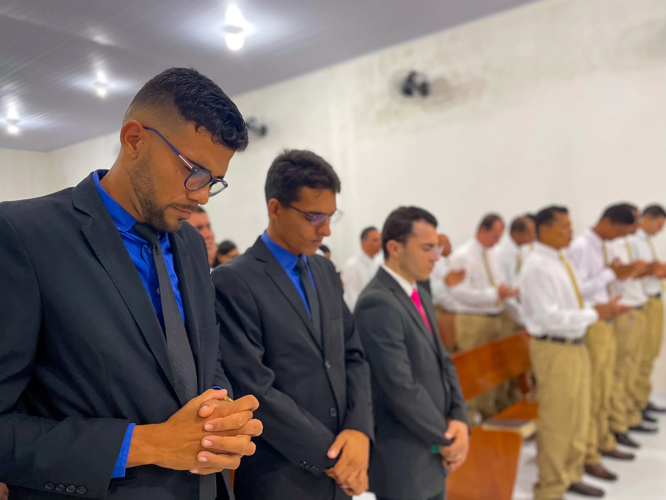 Segundo aniversário do departamento de senhores Gideões de Cristo acontece no Imburí – Imagem: Yara Noemy/Mídia AD Chã do Pilar