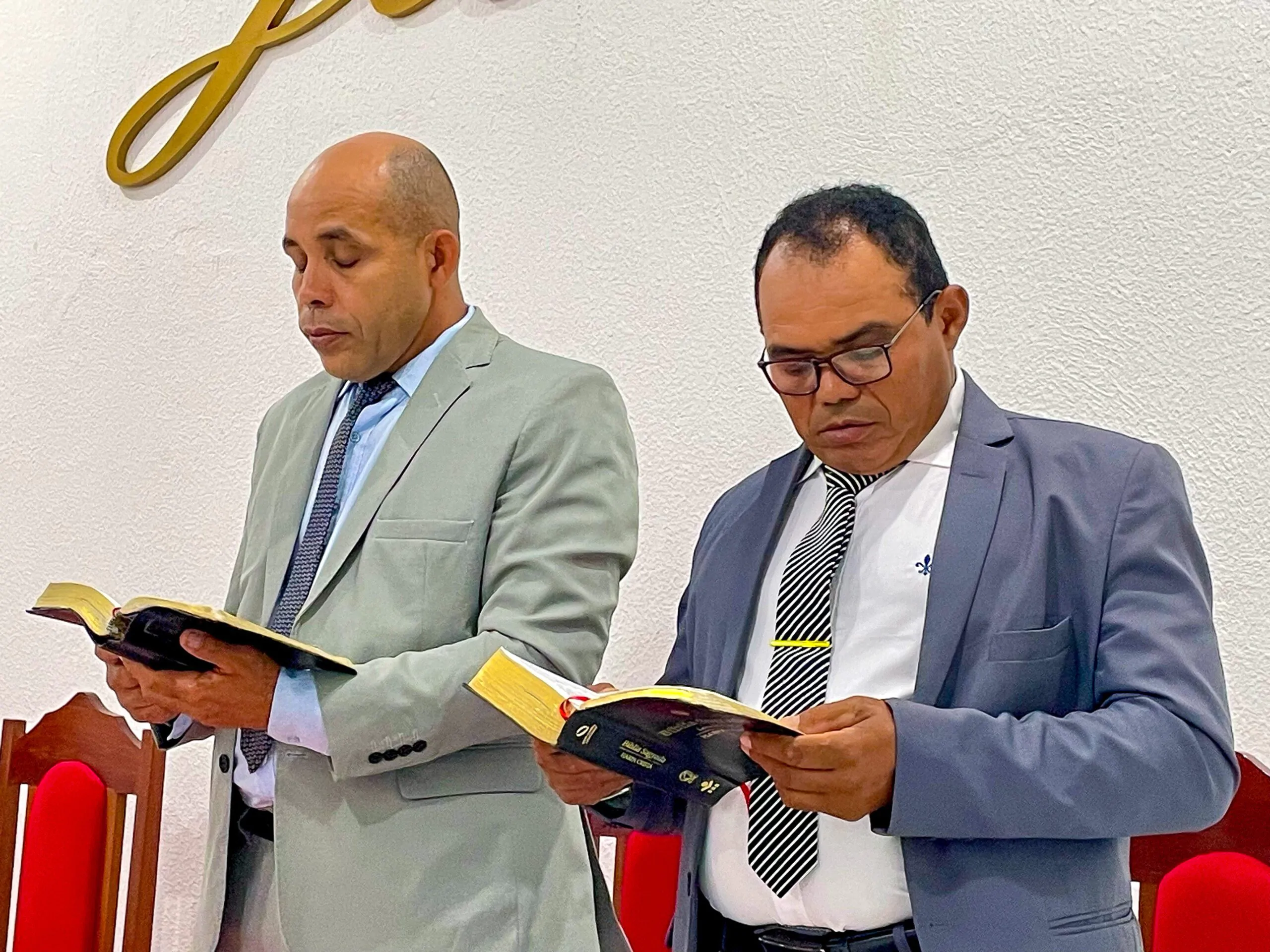 Segundo aniversário do departamento de senhores Gideões de Cristo acontece no Imburí – Imagem: Yara Noemy/Mídia AD Chã do Pilar