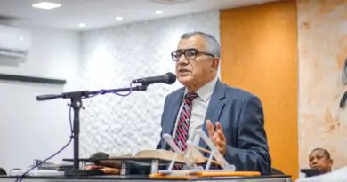 Missionário Pedro Tavares ministra na Santa Ceia de setembro da AD Chã do Pilar – Imagem: Anderson Siqueira/ADCOM