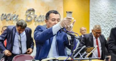 Assembleia de Deus em Chã do Pilar realiza o culto de Santa Ceia do mês de novembro - Imagem: Nataniely Nogueira/ADCOM