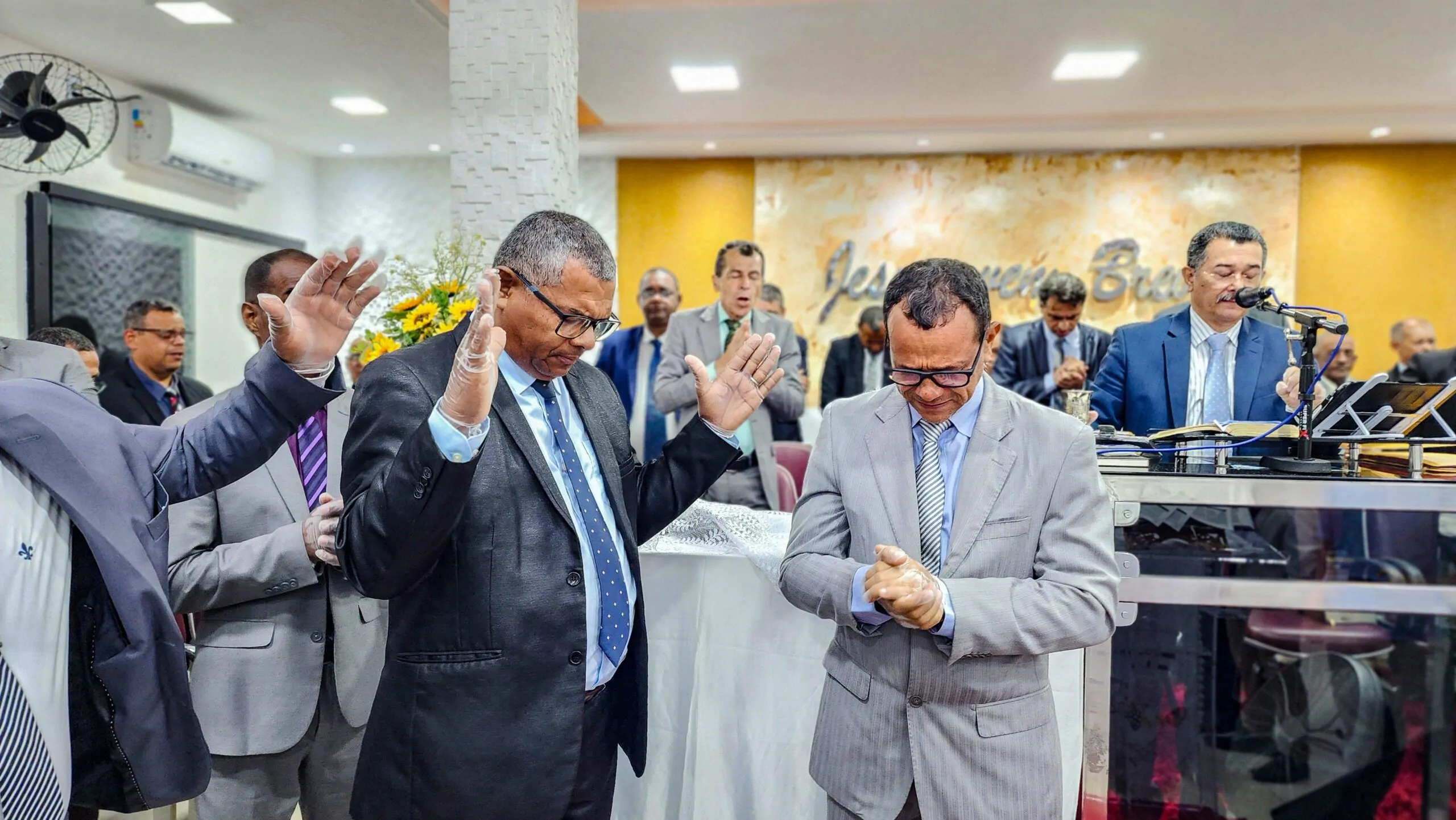Assembleia de Deus em Chã do Pilar realiza o culto de Santa Ceia do mês de novembro - Imagem: Nataniely Nogueira/ADCOM Assembleia de Deus em Chã do Pilar realiza o culto de Santa Ceia do mês de novembro - Imagem: Nataniely Nogueira/ADCOM