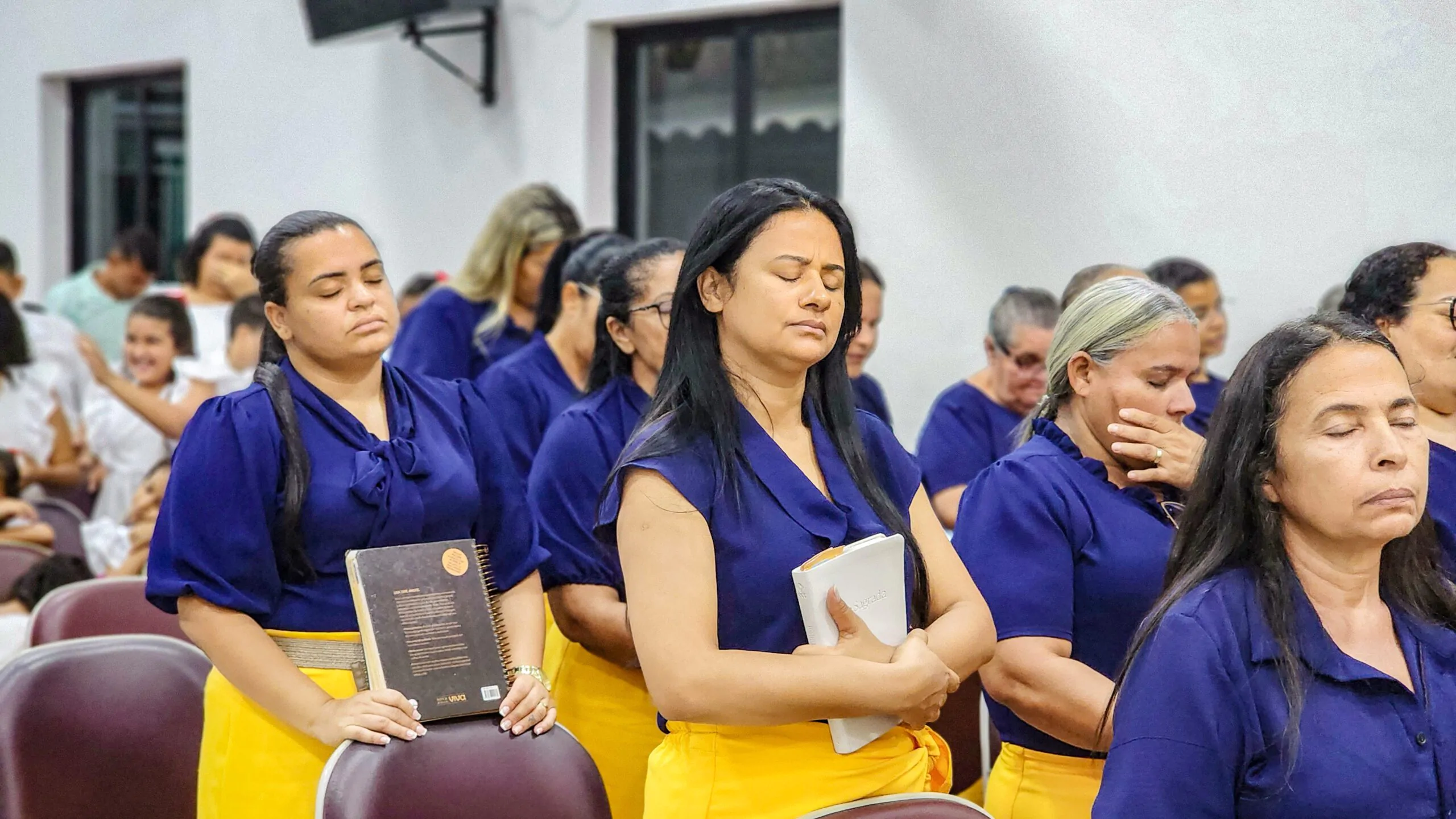 Assembleia de Deus em Chã do Pilar realiza o culto de Santa Ceia do mês de novembro - Imagem: Nataniely Nogueira/ADCOM Assembleia de Deus em Chã do Pilar realiza o culto de Santa Ceia do mês de novembro - Imagem: Nataniely Nogueira/ADCOM