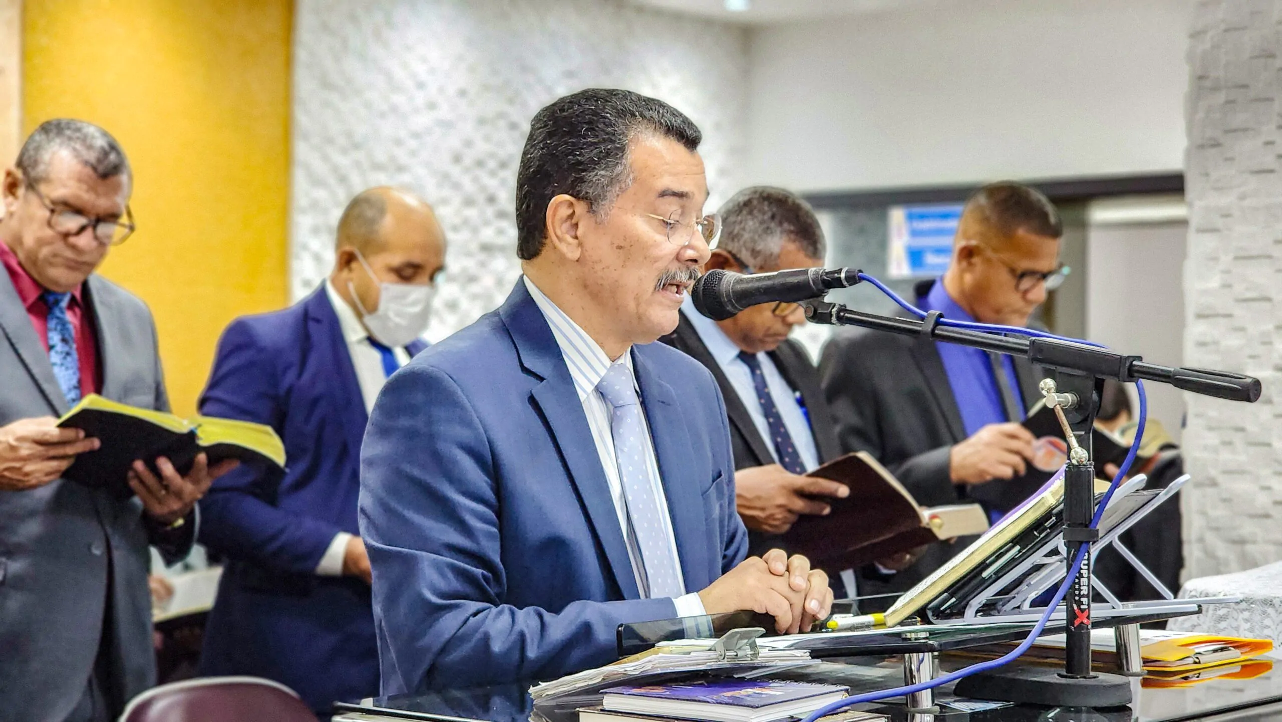 Assembleia de Deus em Chã do Pilar realiza o culto de Santa Ceia do mês de novembro - Imagem: Nataniely Nogueira/ADCOM Assembleia de Deus em Chã do Pilar realiza o culto de Santa Ceia do mês de novembro - Imagem: Nataniely Nogueira/ADCOM