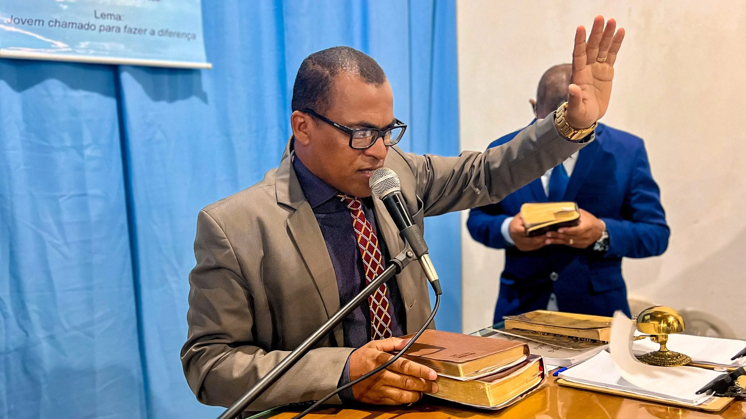 Congregação Cruzeiro: Departamento de jovens realiza culto de ação de graças pelo 6º aniversário - Imagem: Ruan Lourenço/ADCOM Congregação Cruzeiro: Departamento de jovens realiza culto de ação de graças pelo 6º aniversário - Imagem: Ruan Lourenço/ADCOM