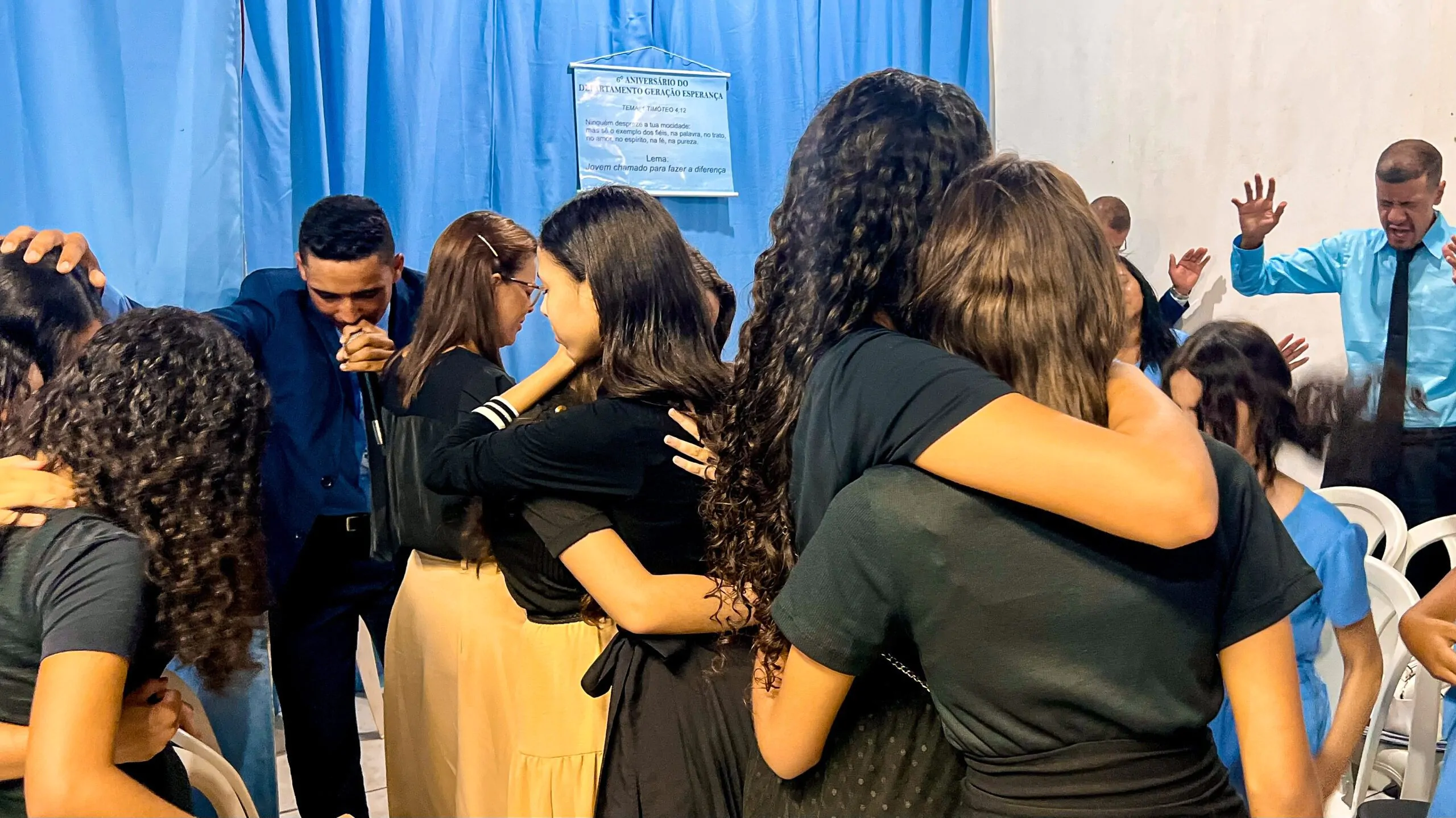 Congregação Cruzeiro: Departamento de jovens realiza culto de ação de graças pelo 6º aniversário - Imagem: Ruan Lourenço/ADCOM Congregação Cruzeiro: Departamento de jovens realiza culto de ação de graças pelo 6º aniversário - Imagem: Ruan Lourenço/ADCOM