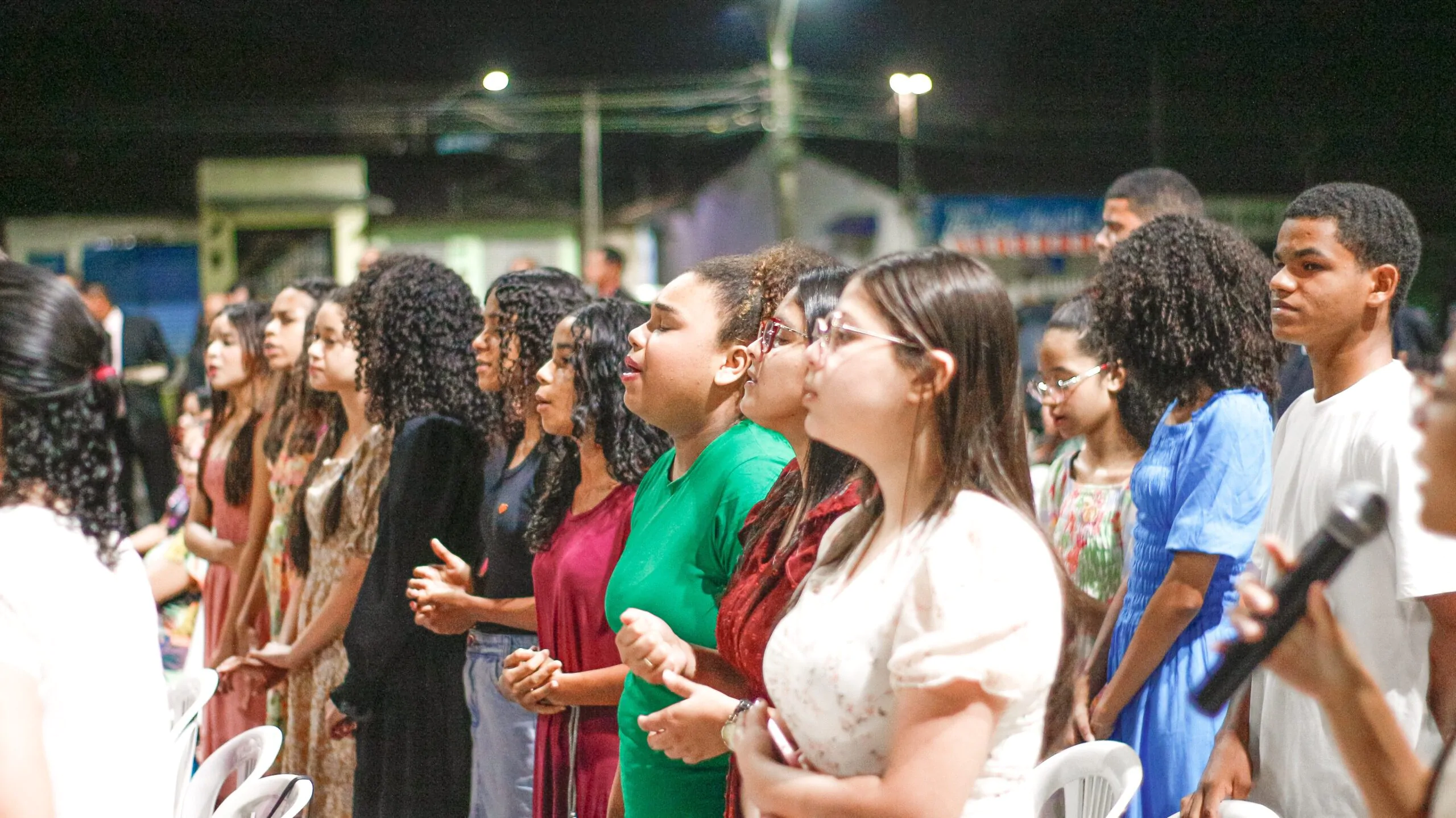 SEMADECP: Duas pessoas aceitam a Jesus na Cruzada Evangelística realizada pela Secretaria de Missões – Imagem: Anderson Siqueira/ADCOM