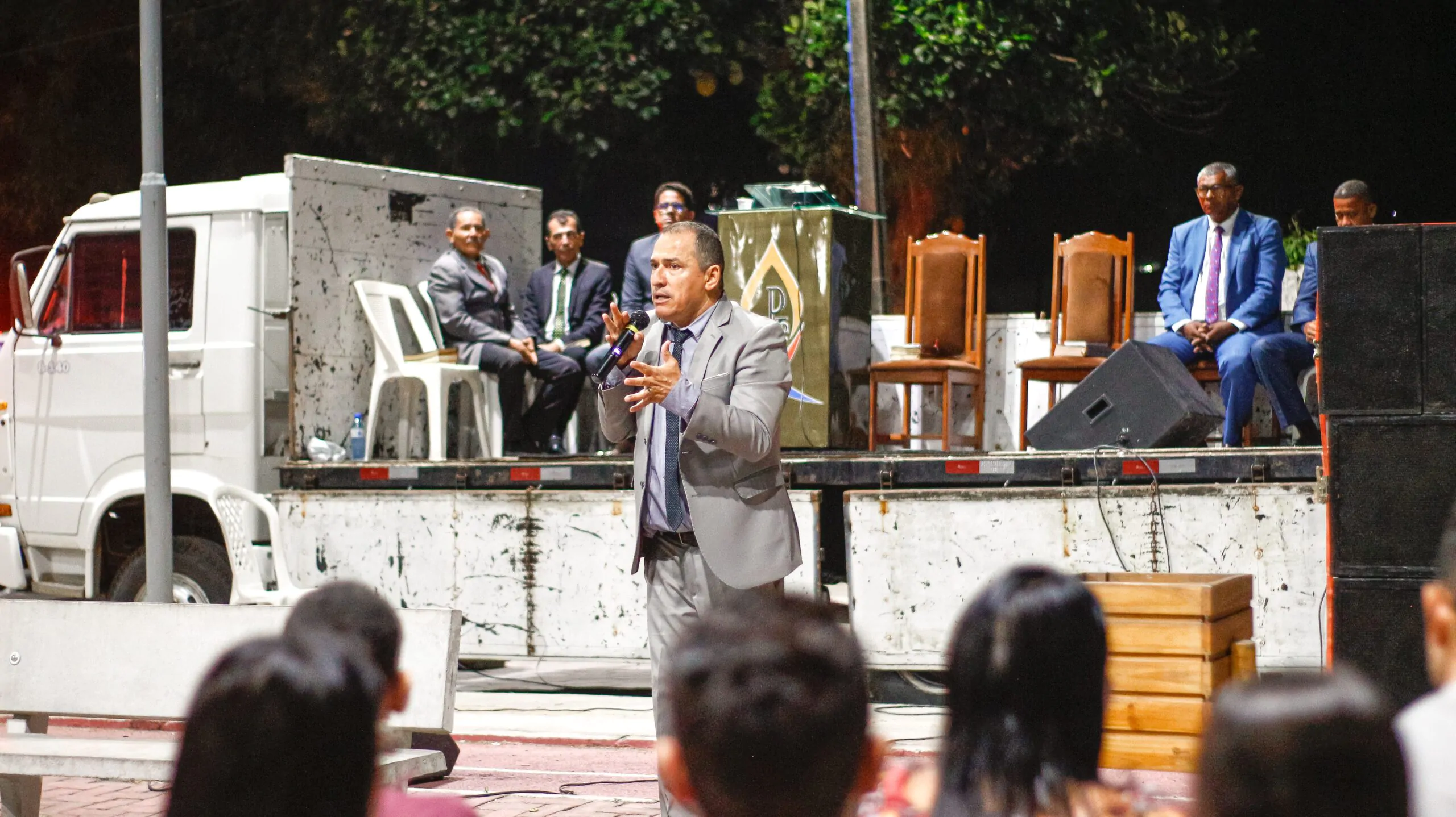 SEMADECP: Duas pessoas aceitam a Jesus na Cruzada Evangelística realizada pela Secretaria de Missões – Imagem: Anderson Siqueira/ADCOM