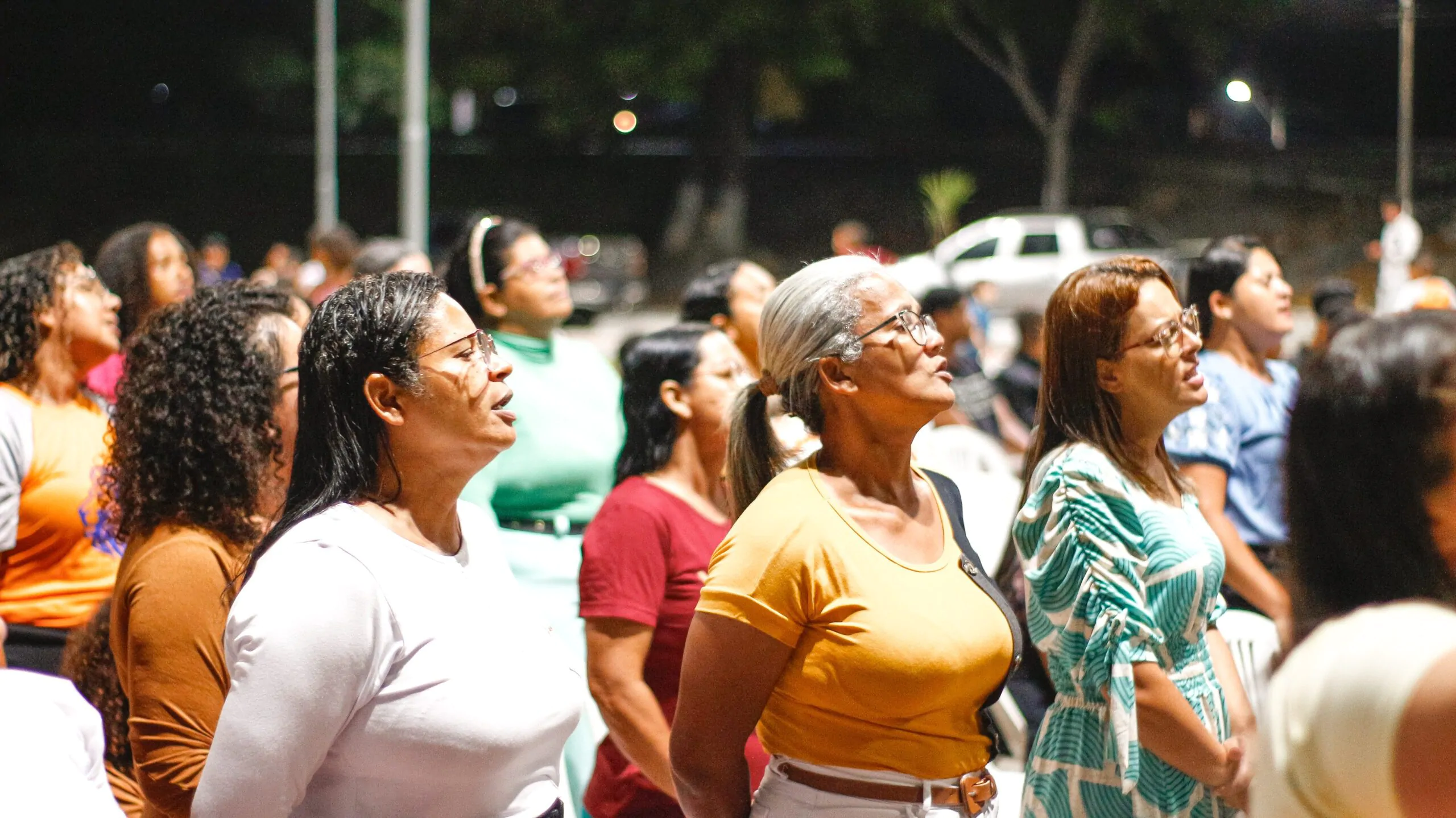 SEMADECP: Duas pessoas aceitam a Jesus na Cruzada Evangelística realizada pela Secretaria de Missões – Imagem: Anderson Siqueira/ADCOM