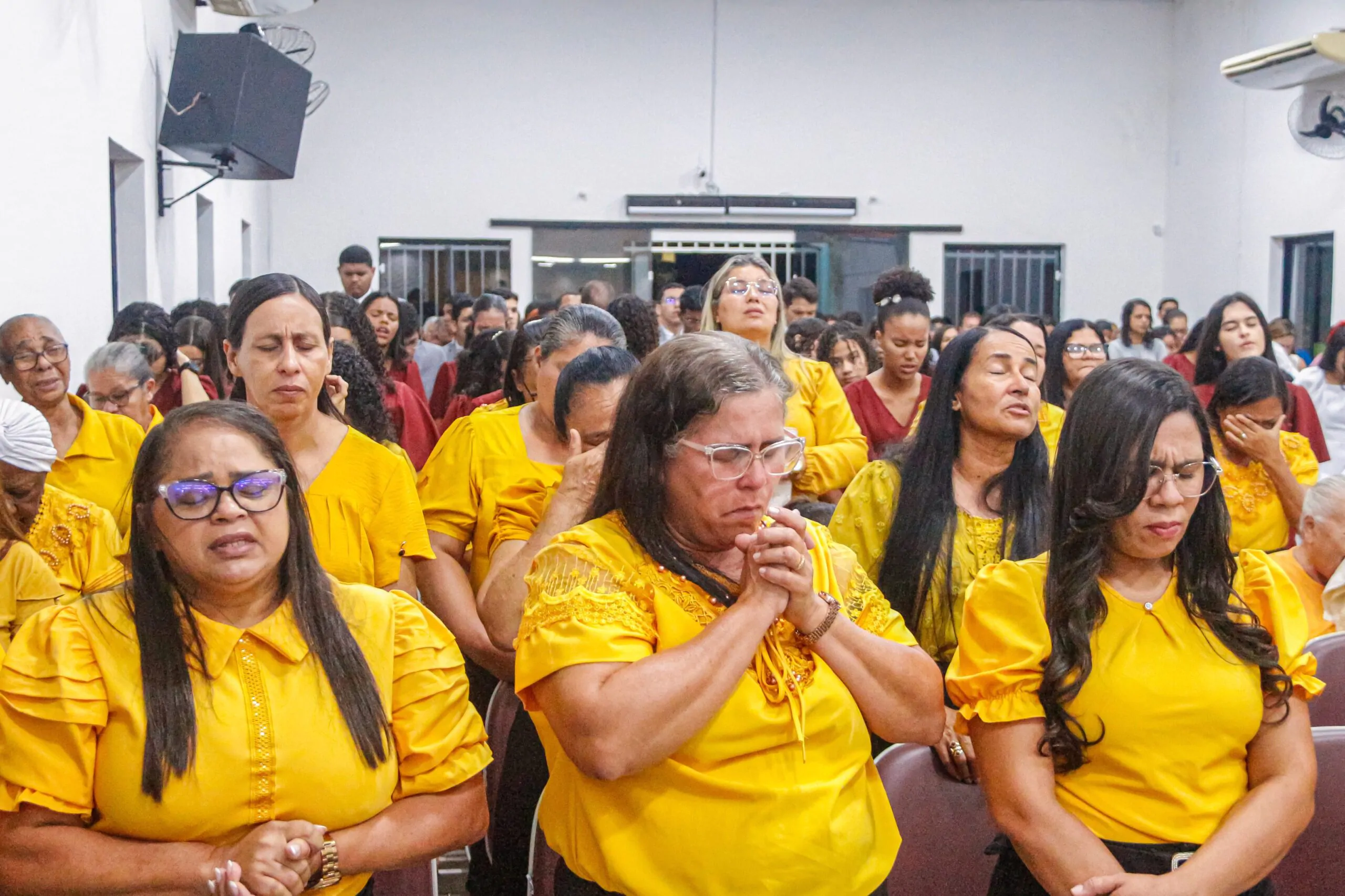 Pastor Cláudio prega sobre “como ser semelhante a Cristo” na última Santa Ceia de 2024 – Imagem: Anderson Siqueira/ADCOM