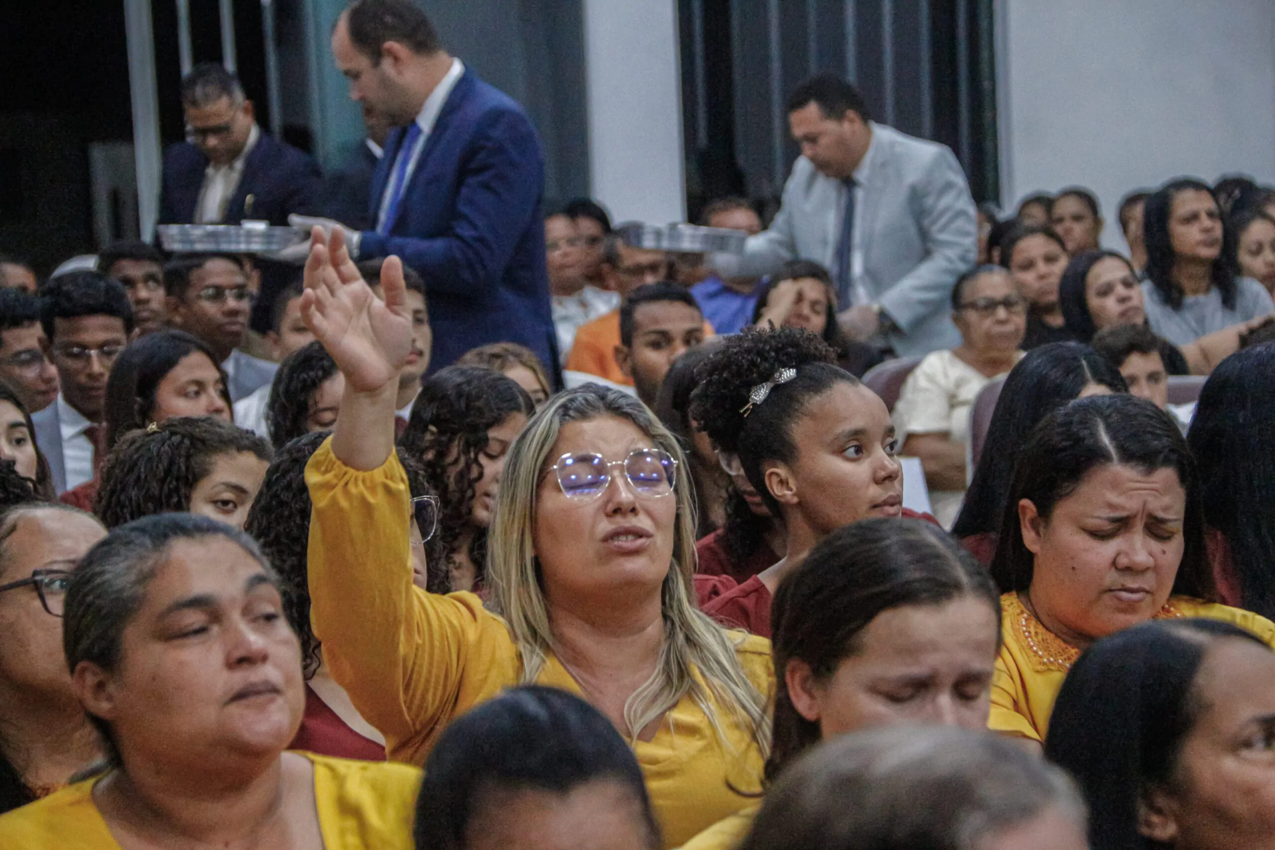 Pastor Cláudio prega sobre “como ser semelhante a Cristo” na última Santa Ceia de 2024 – Imagem: Anderson Siqueira/ADCOM