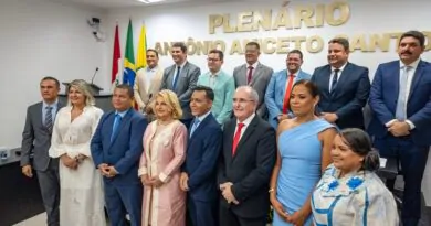 Pastor Cláudio Lemos acompanha posse da prefeita, vice-prefeito e vereadores de Pilar – Imagem: Nataniely Nogueira/ADCOM