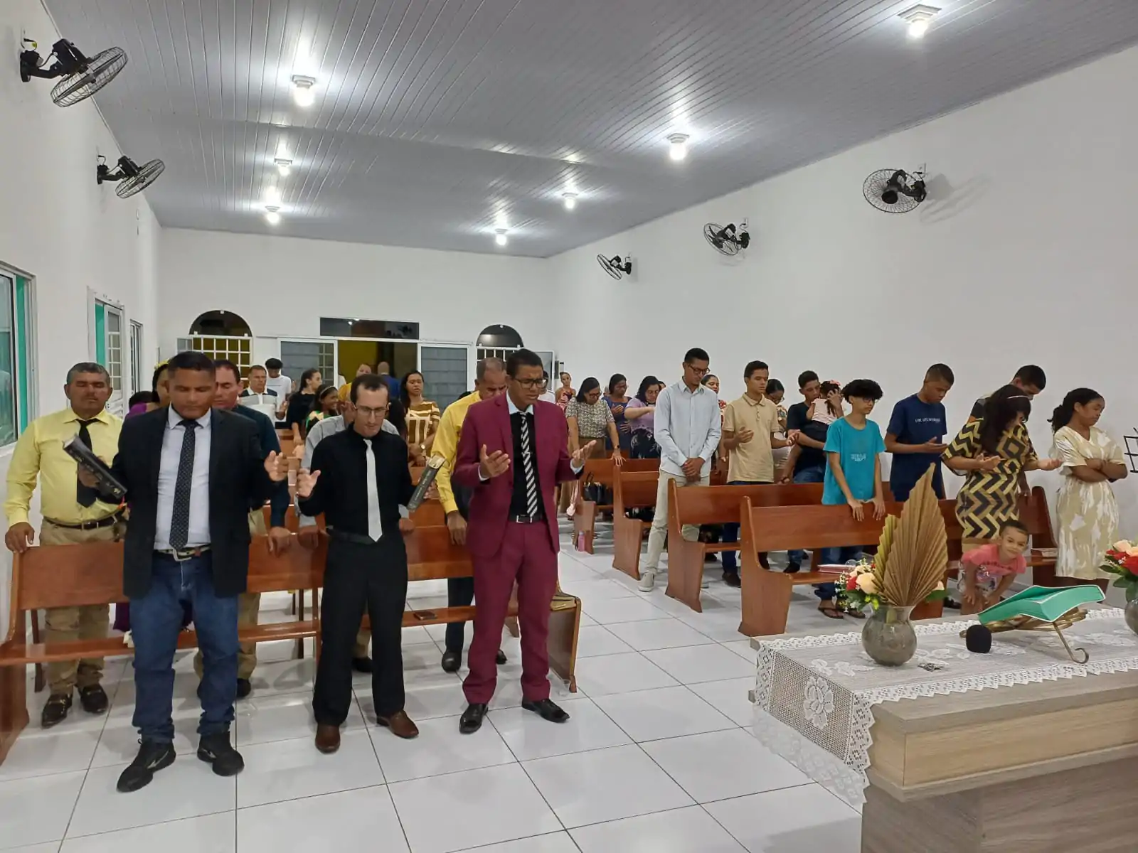 14 pessoas aceitam a Jesus no culto de missões de fevereiro da AD Chã do Pilar – Imagem: ADCOM 14 pessoas aceitam a Jesus no culto de missões de fevereiro da AD Chã do Pilar – Imagem: ADCOM
