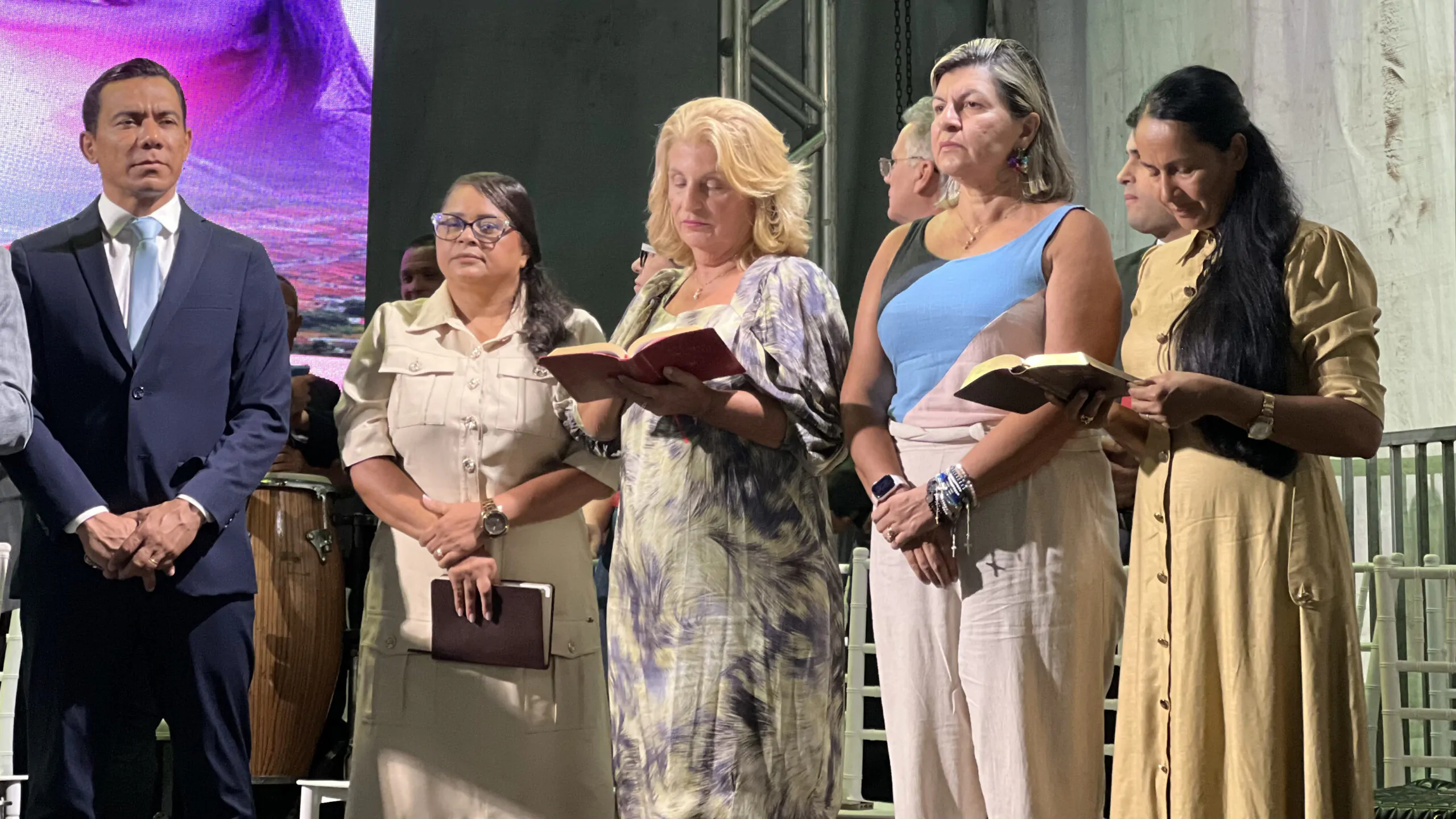 Mais de mil pessoas participam de culto de gratidão da vereadora Geane Veloso - Imagem: Ruan Max/ADCOM