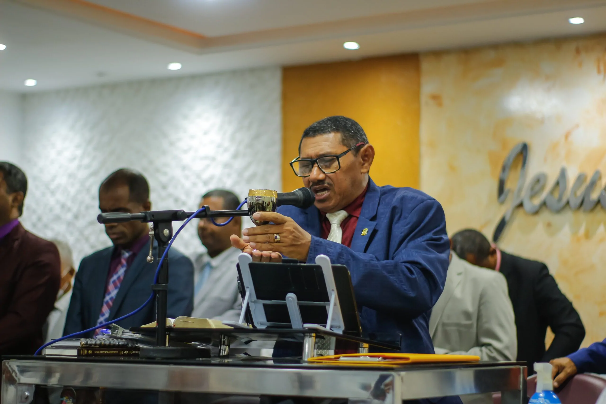 Reconhecer os pecados para desfrutar das bênçãos de Deus é tema do culto de Santa Ceia - – Imagem: Anderson Siqueira/ADCOM