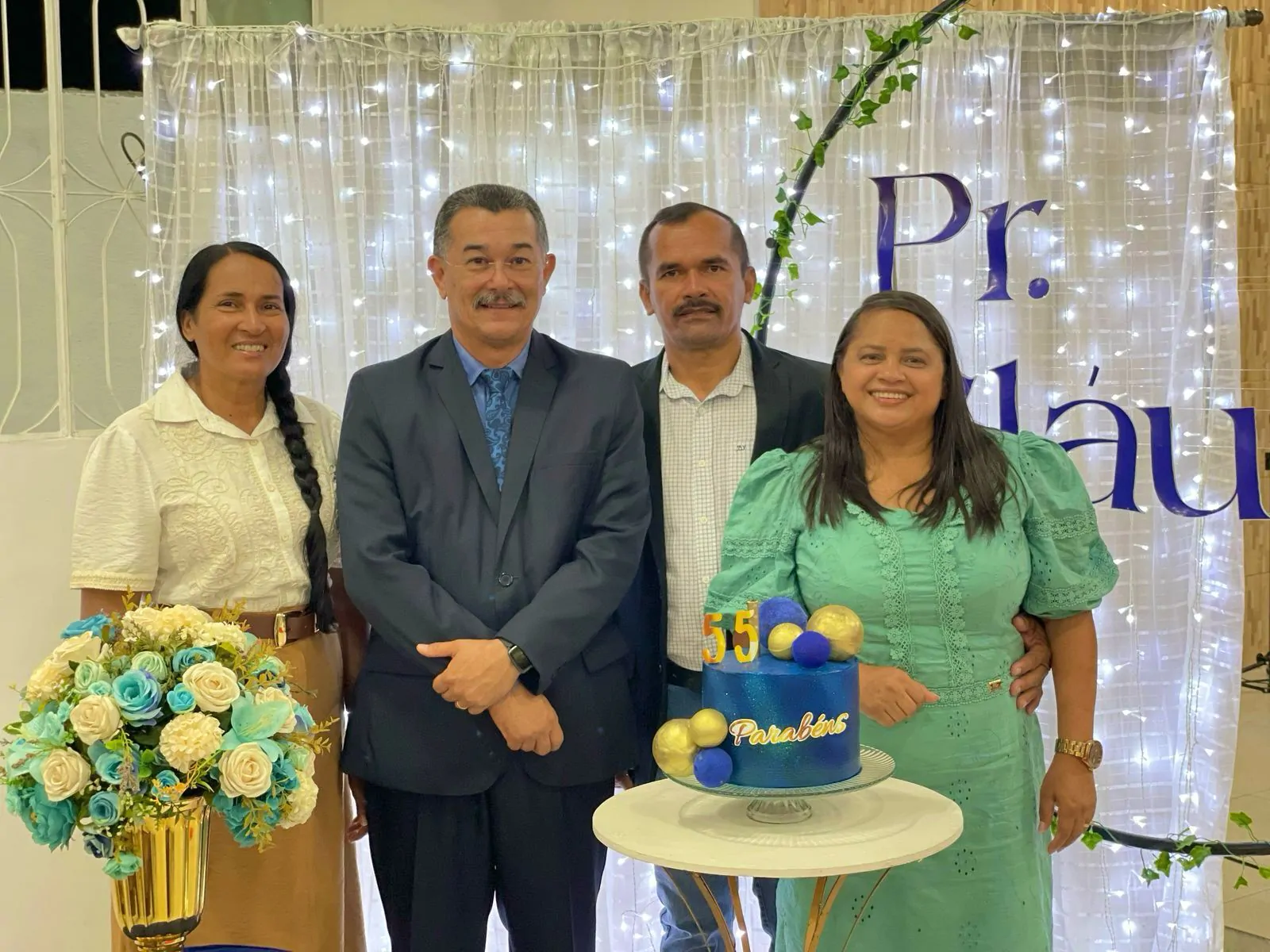 AD Chã do Pilar celebra os 55 anos do pastor Cláudio Lemos – Imagem: Silmara Dantas/ADCOM