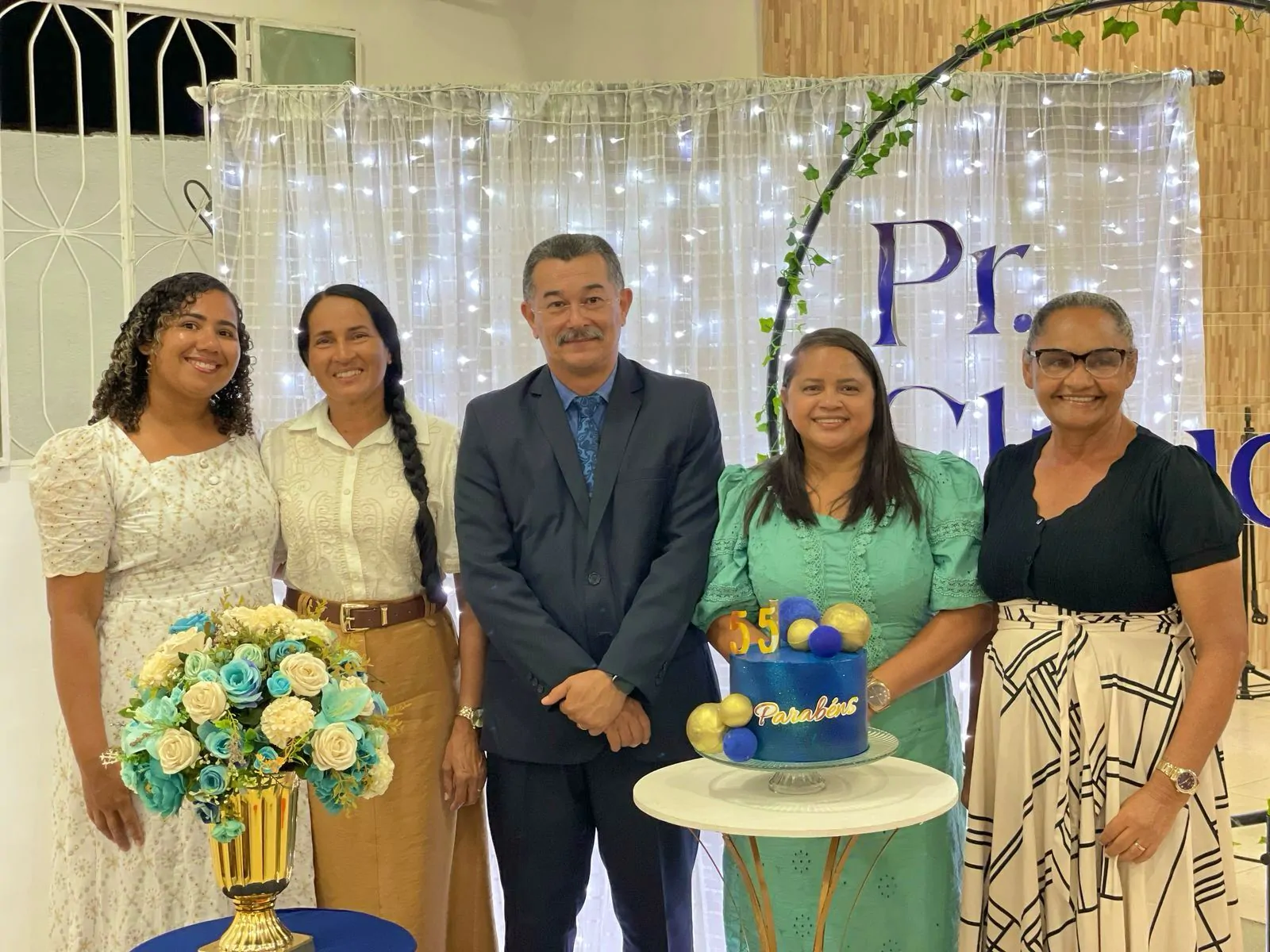 AD Chã do Pilar celebra os 55 anos do pastor Cláudio Lemos – Imagem: Silmara Dantas/ADCOM