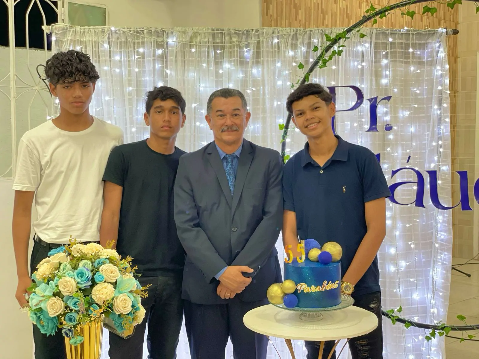 AD Chã do Pilar celebra os 55 anos do pastor Cláudio Lemos – Imagem: Silmara Dantas/ADCOM