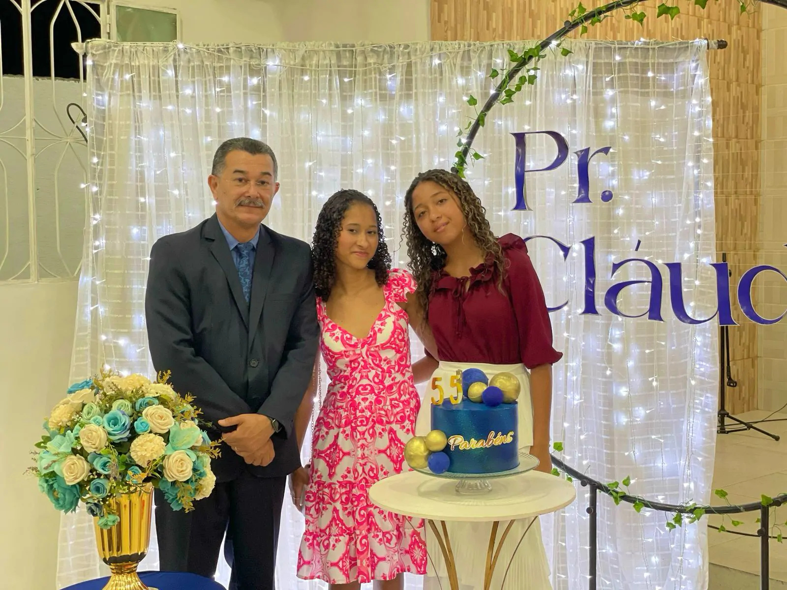 AD Chã do Pilar celebra os 55 anos do pastor Cláudio Lemos – Imagem: Silmara Dantas/ADCOM