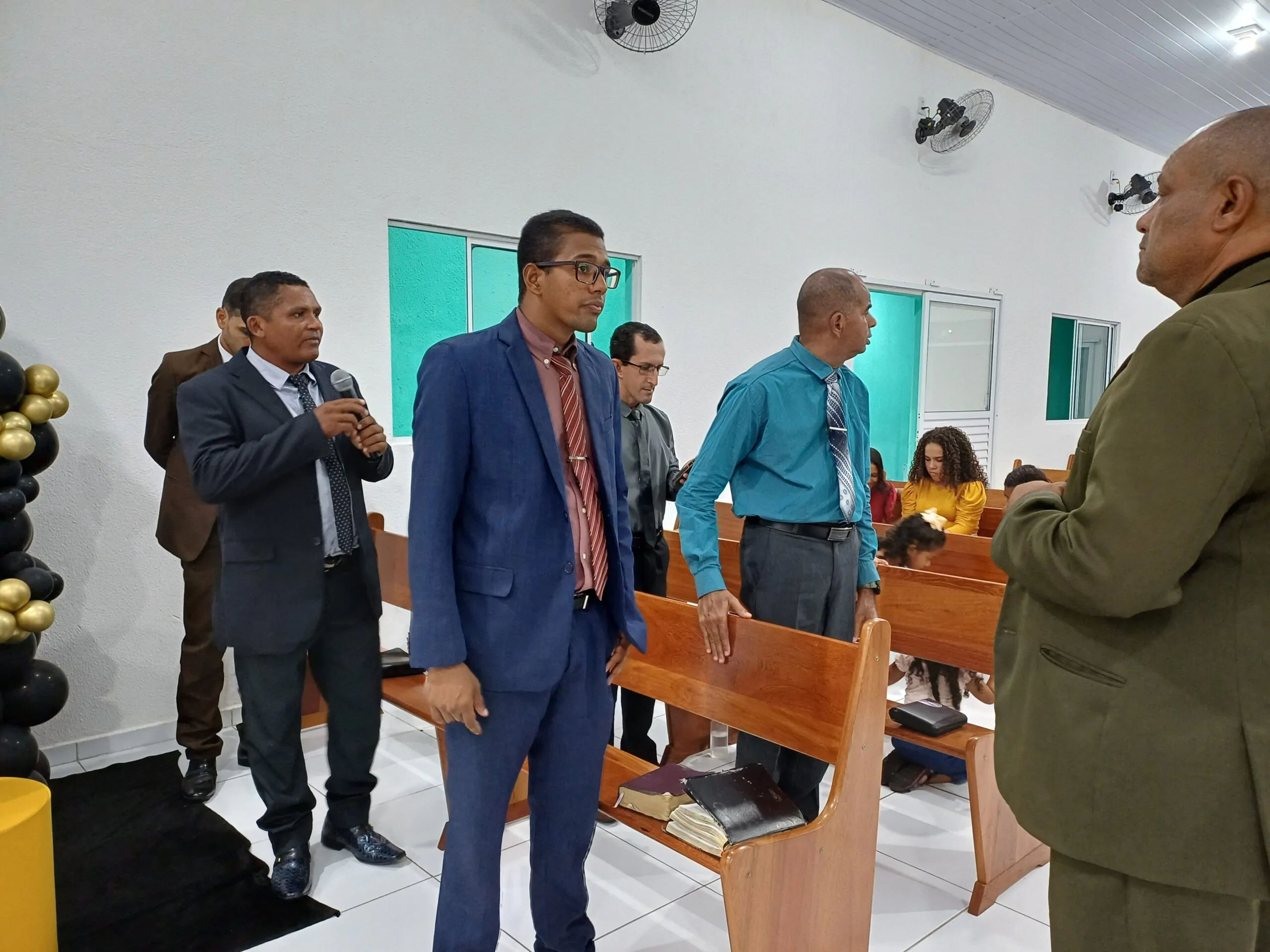 Congregação Imburi celebra os 55 anos do pastor Cláudio Lemos – Imagem: Eduarda dos Santos/ADCOM
