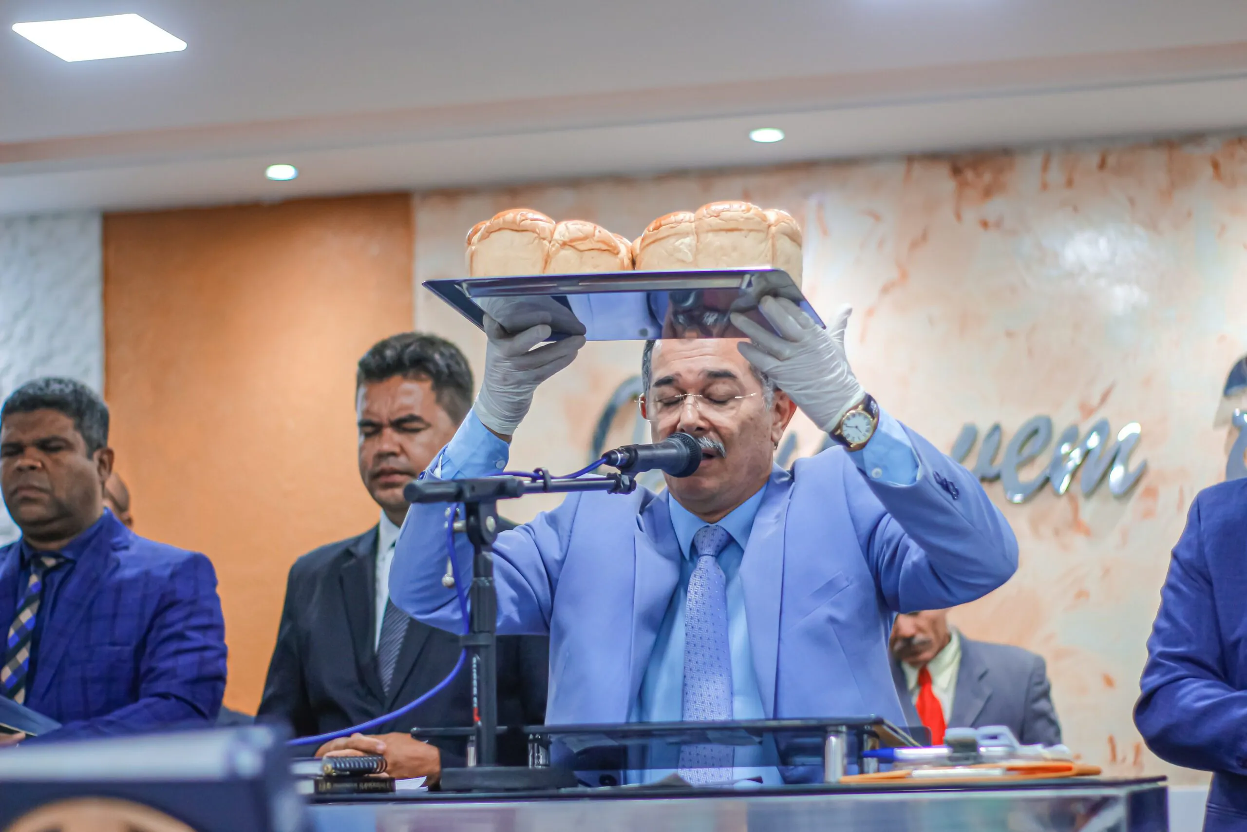 Assembleia de Deus em Chã do Pilar realiza o culto de Santa Ceia do mês de março - Imagem: Anderson Siqueira/ADCOM Assembleia de Deus em Chã do Pilar realiza o culto de Santa Ceia do mês de março - Imagem: Anderson Siqueira/ADCOM