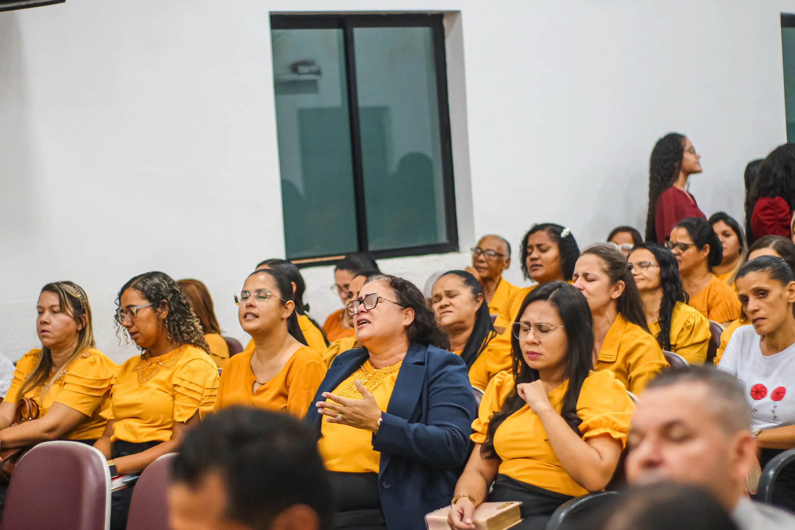 Pastor Pedro Idalino ministra na Santa Ceia de junho da AD Chã do Pilar – Imagem: Anderson Siqueira/ADCOM