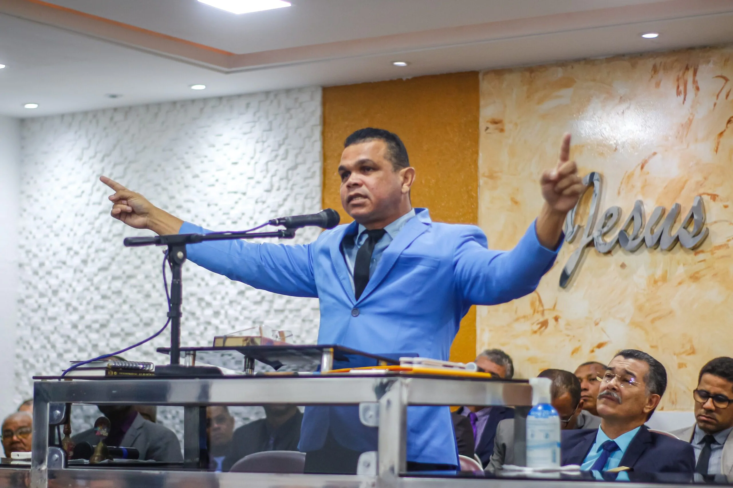 Pastor Jefferson Souza ministra na AD Chã do Pilar com o tema “abrindo caminhos” - Imagem: Anderson Siqueira/ADCOM
