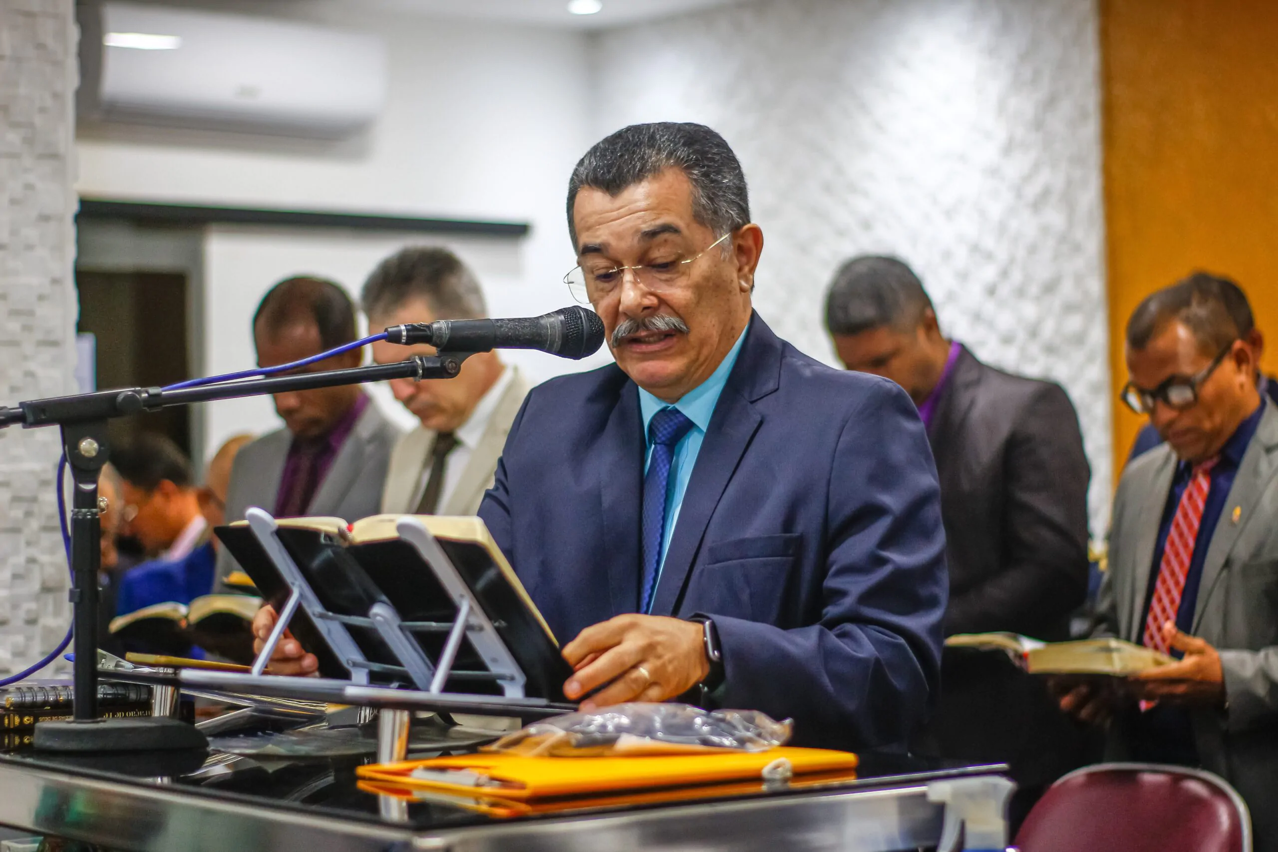 Pastor Jefferson Souza ministra na AD Chã do Pilar com o tema “abrindo caminhos” - Imagem: Anderson Siqueira/ADCOM