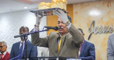 Santa Ceia do mês agosto é celebrada no templo Sede da AD Chã do Pilar. Imagem: Anderson Siqueira/ADCOM