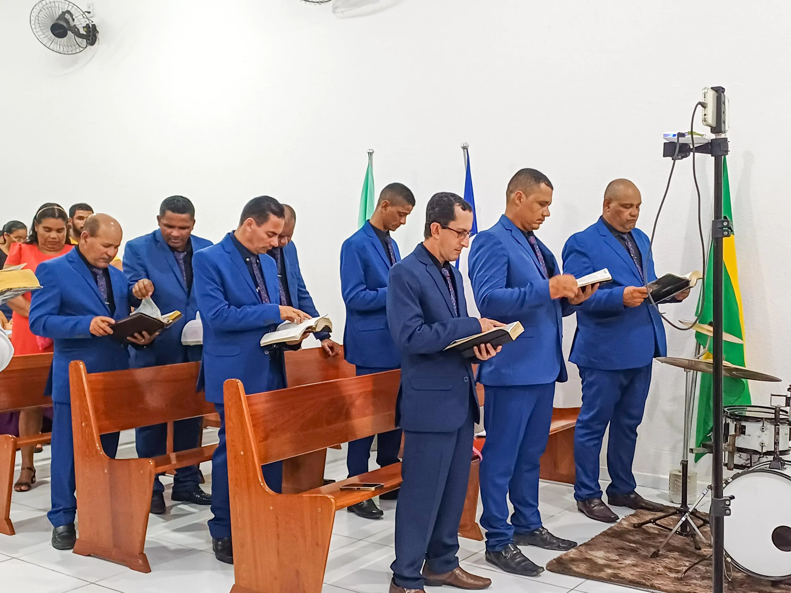 Terceiro aniversário do departamento de senhores Gideões de Cristo acontece no Imburí – Imagem: Eduarda dos Santos/ADCOM