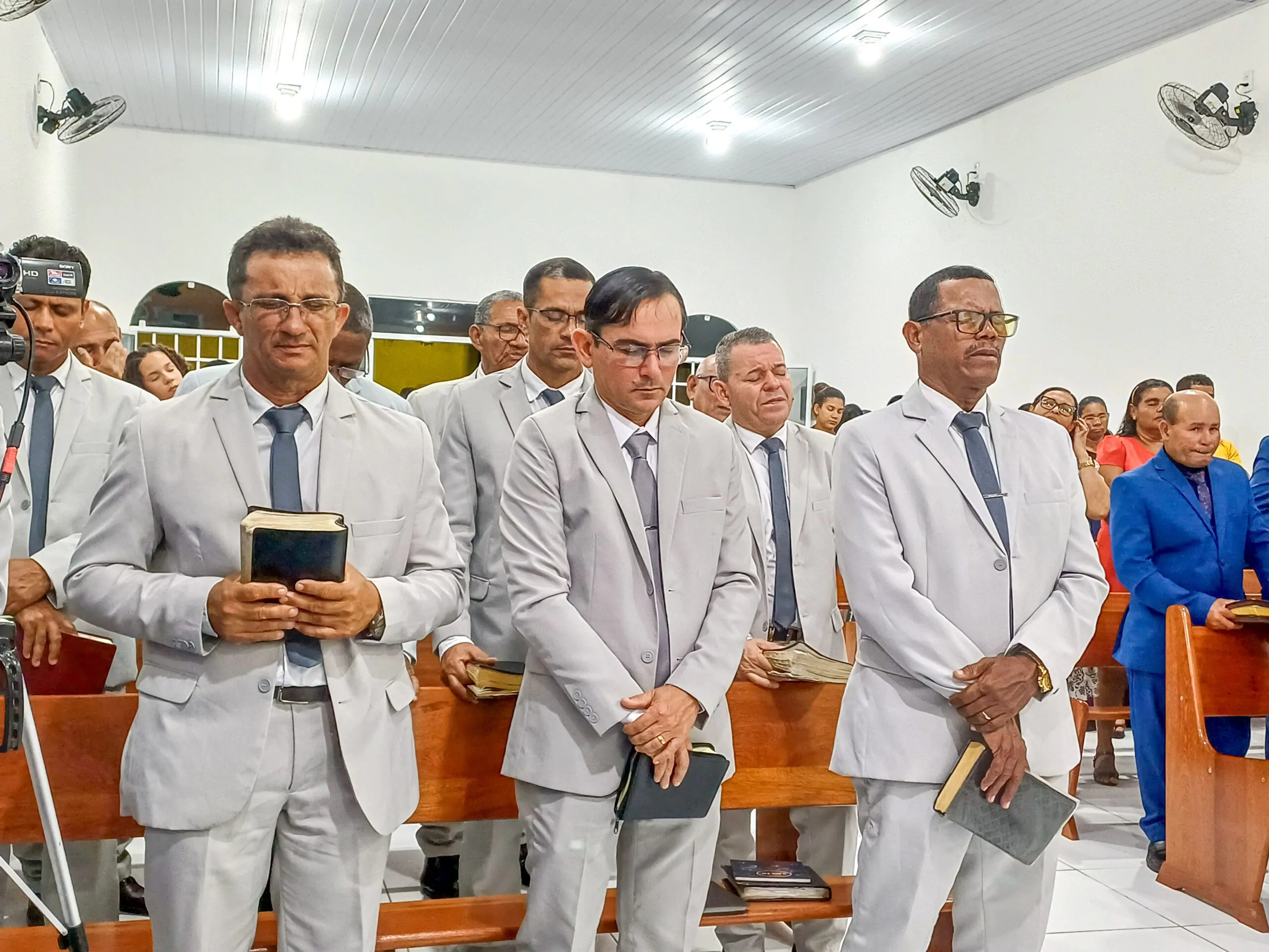 Terceiro aniversário do departamento de senhores Gideões de Cristo acontece no Imburí – Imagem: Eduarda dos Santos/ADCOM