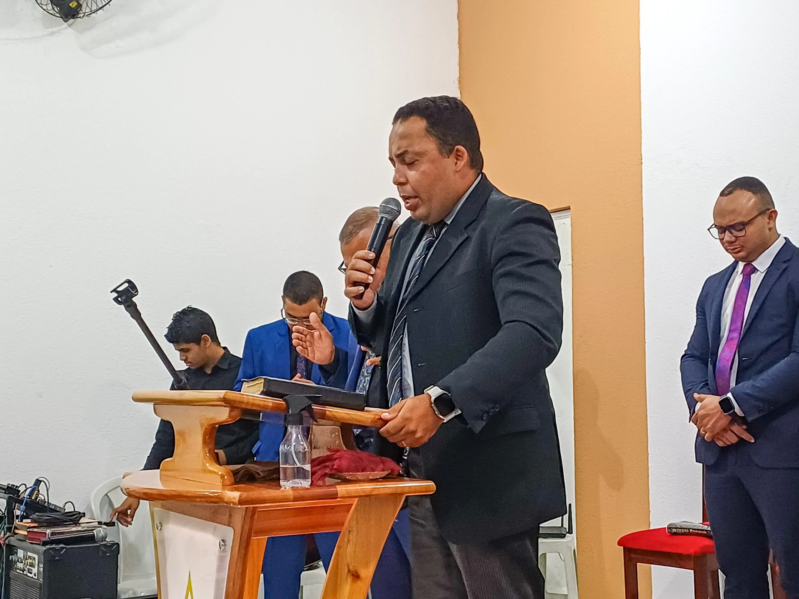 Terceiro aniversário do departamento de senhores Gideões de Cristo acontece no Imburí – Imagem: Eduarda dos Santos/ADCOM