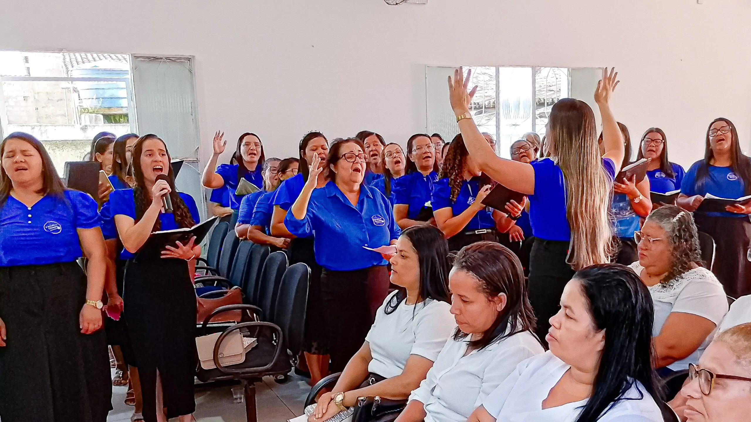 18 anos do departamento de senhoras, círculo de oração, consagração e visitadoras da congregação Manguaba - Imagem: Marcos Vicente/ADCOM