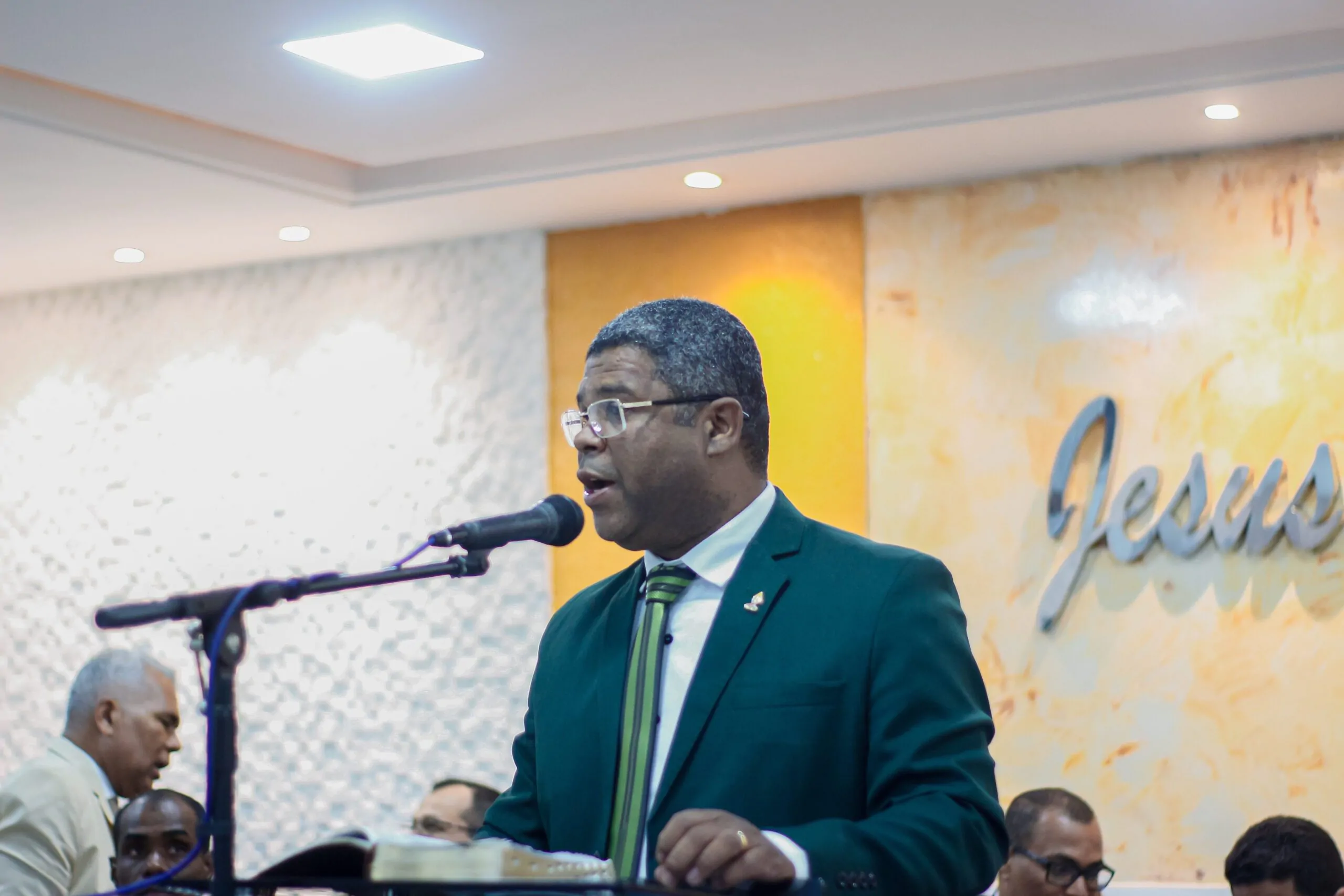 Santa Ceia: pregação enfatiza a esperança cristã e a volta de Cristo - Imagem: Anderson Siqueira/ADCOM