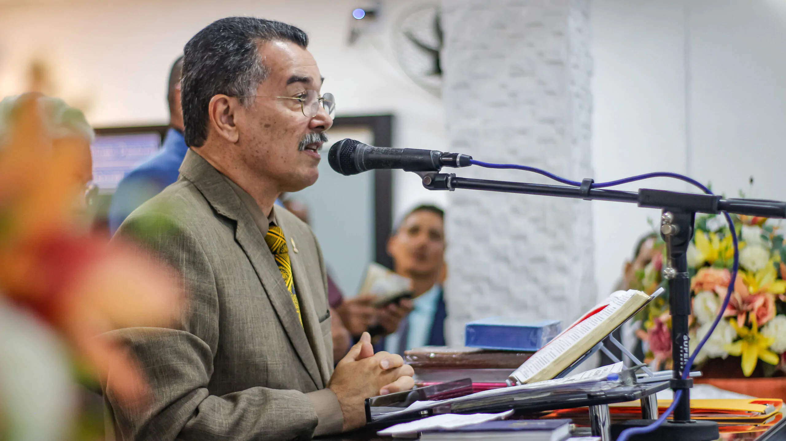 Culto de Santa Ceia destaca mensagem sobre fidelidade e gratidão a Deus - Imagem: Anderson Siqueira/ADCOM