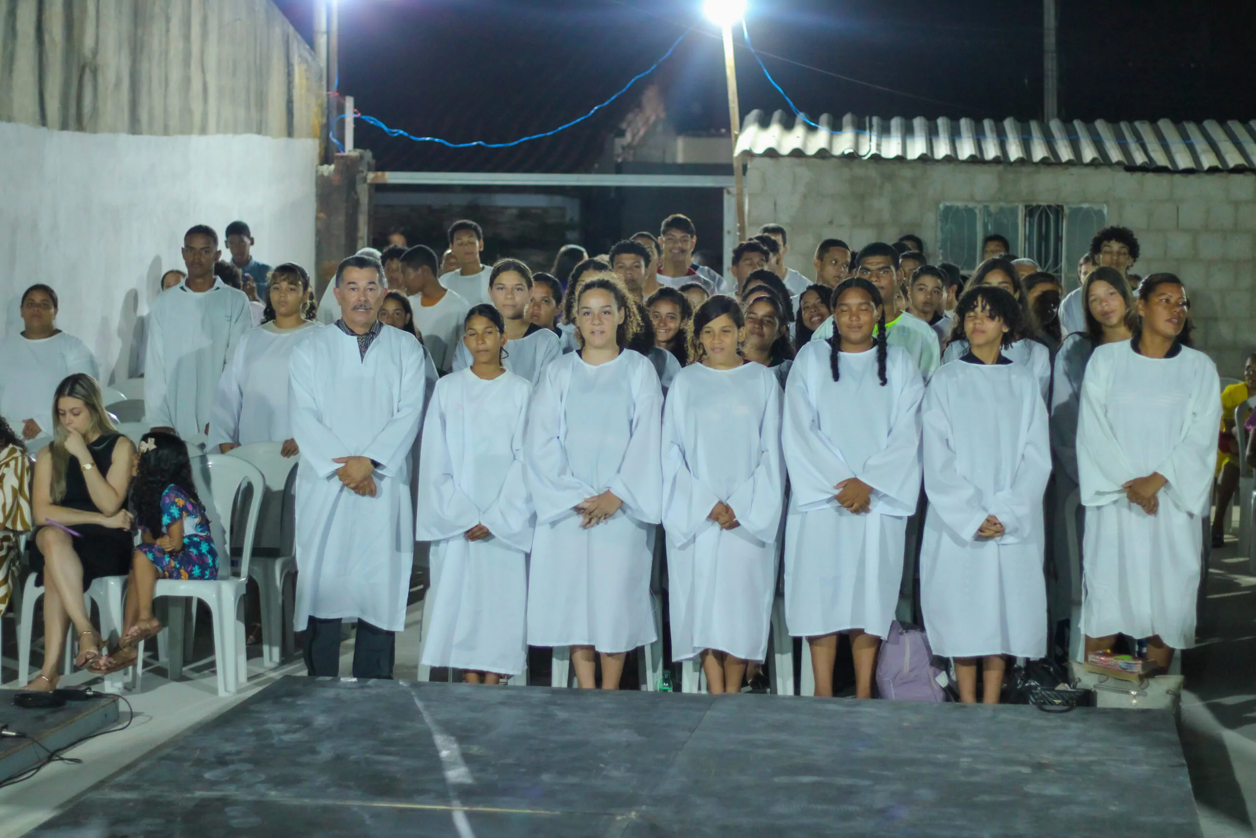 Assembleia de Deus em Chã do Pilar realiza batismo, Santa Ceia e ordenação de diáconos – Imagem: Nataniely Nogueira/ADCOM