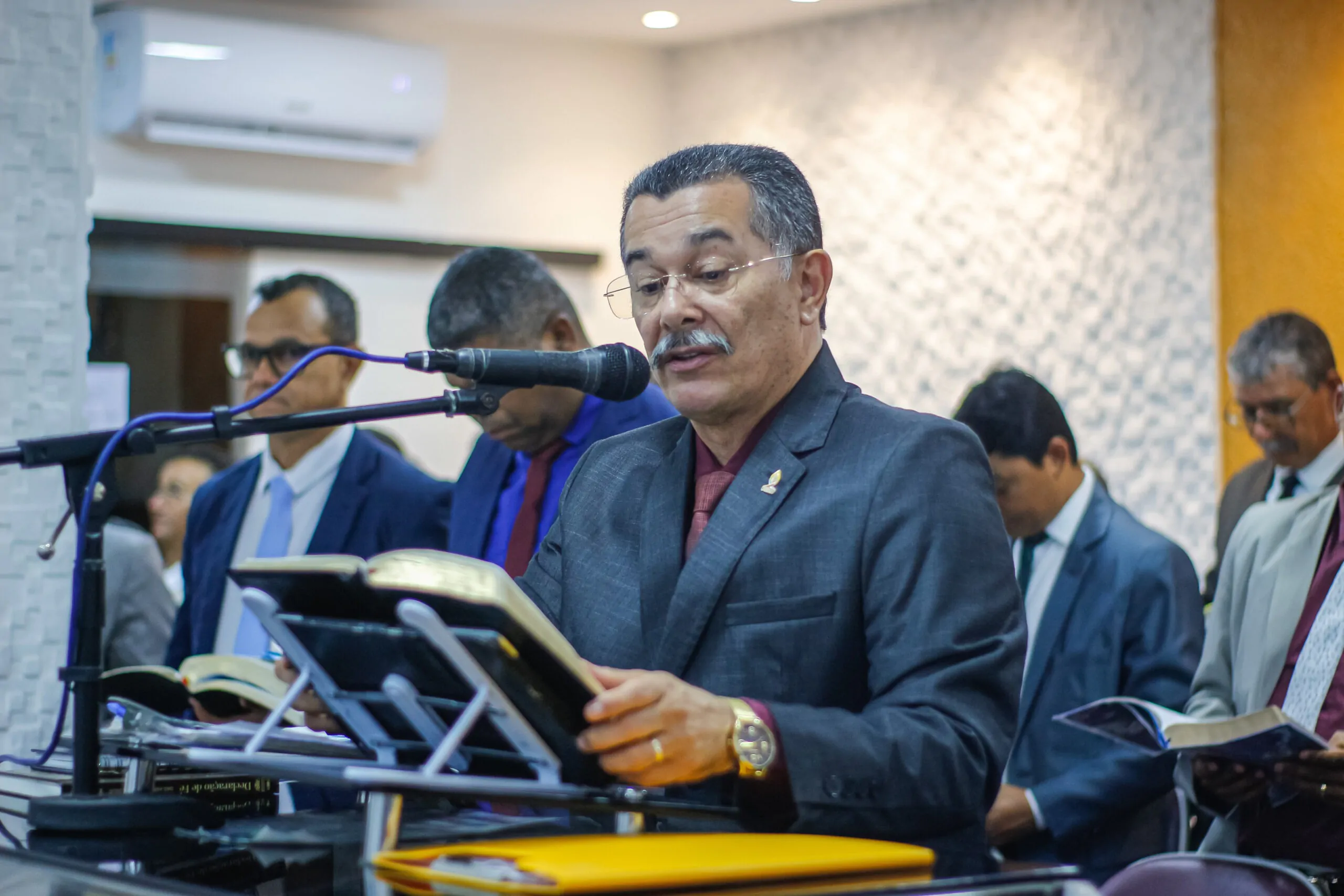 Templo sede da AD Chã do Pilar realiza última Santa Ceia de 2025 - Imagem: Anderson Siqueira/ADCOM