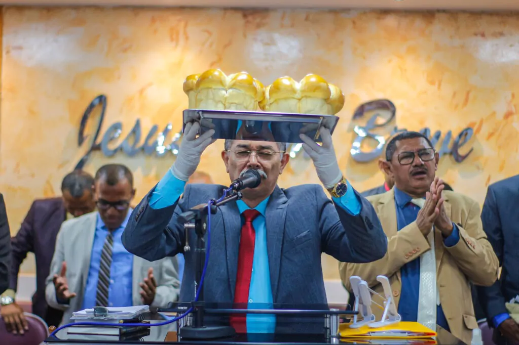 Veja as fotos da primeira Santa Ceia de 2026 da Assembleia de Deus em Chã do Pilar – Imagem: Anderson Siqueira/ADCOM