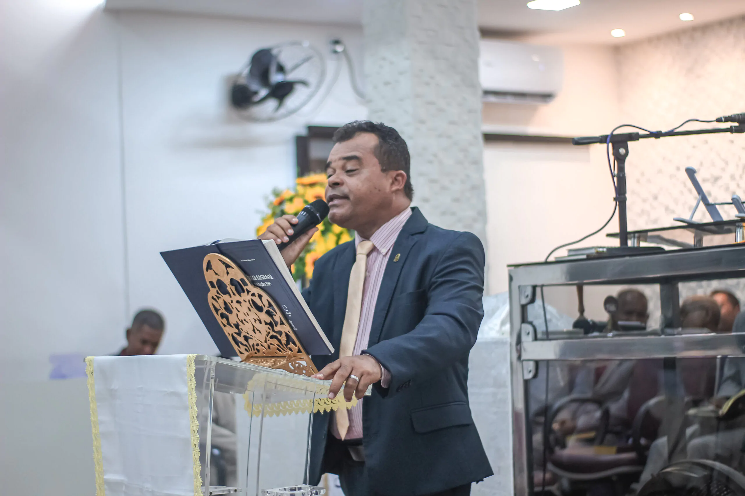 Culto de Santa Ceia na AD Chã do Pilar enfatiza a oração e a vigilância espiritual - Imagem: Anderson Siqueira/ADCOM