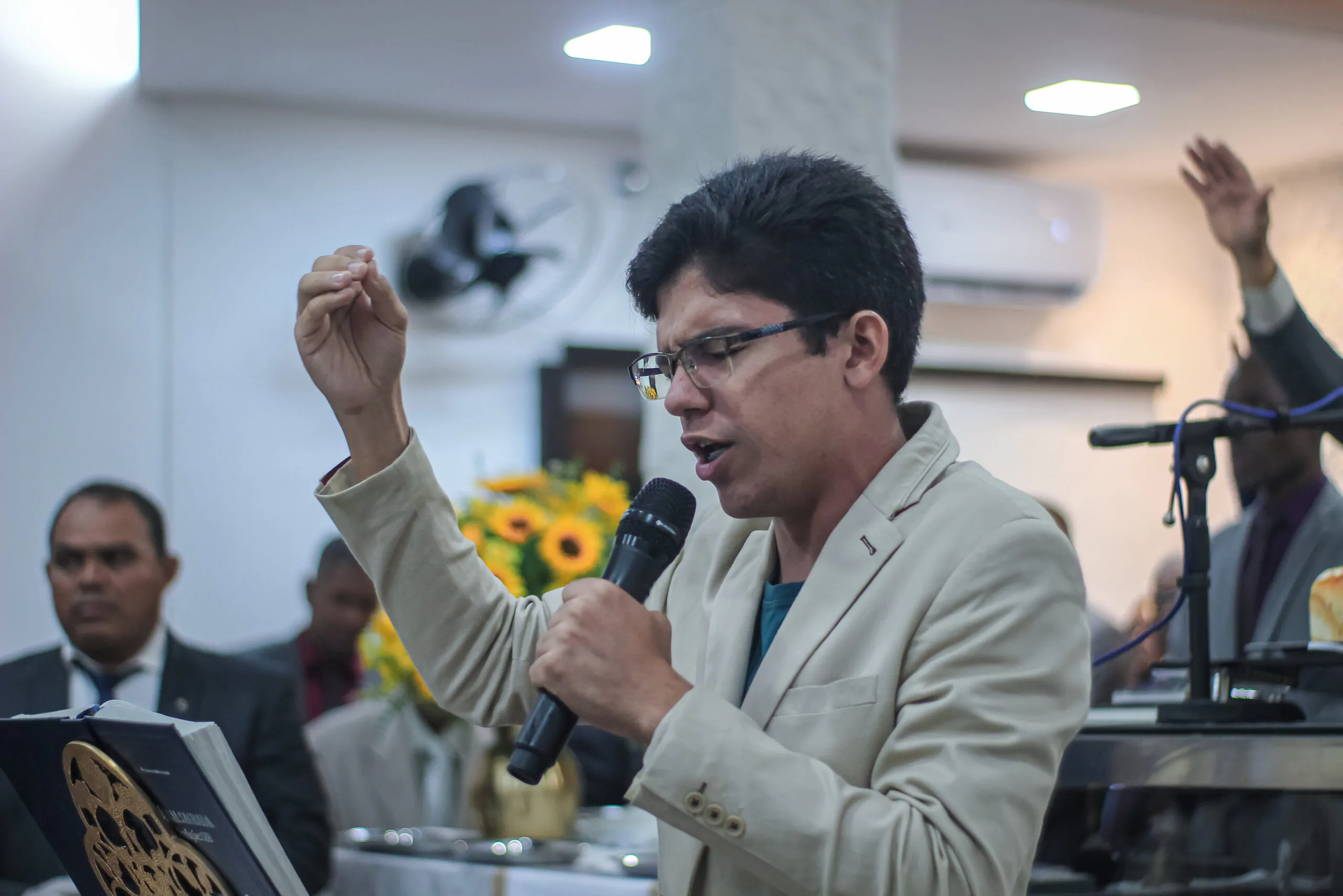 Culto de Santa Ceia na AD Chã do Pilar enfatiza a oração e a vigilância espiritual - Imagem: Anderson Siqueira/ADCOM