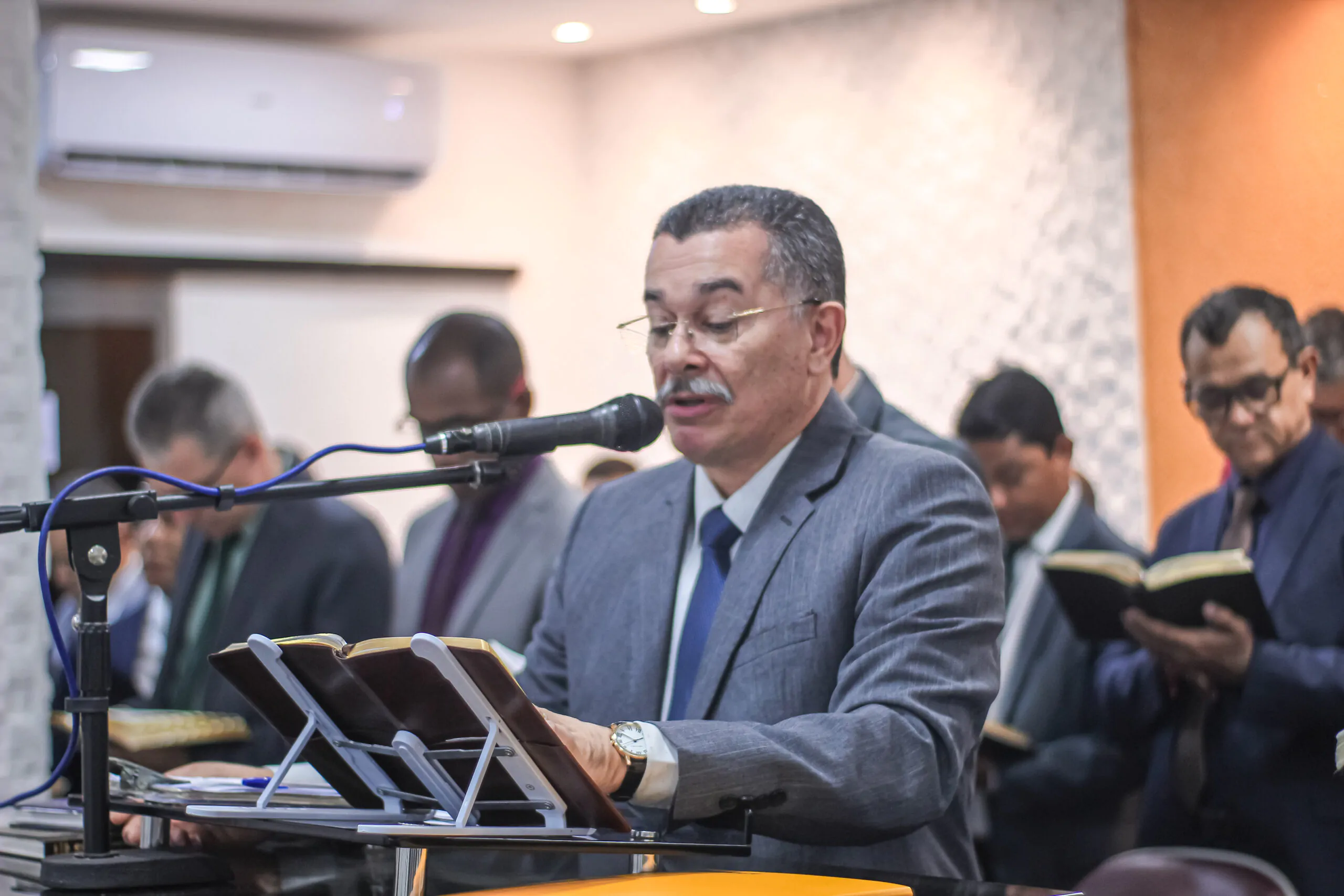 Culto de Santa Ceia na AD Chã do Pilar enfatiza a oração e a vigilância espiritual - Imagem: Anderson Siqueira/ADCOM