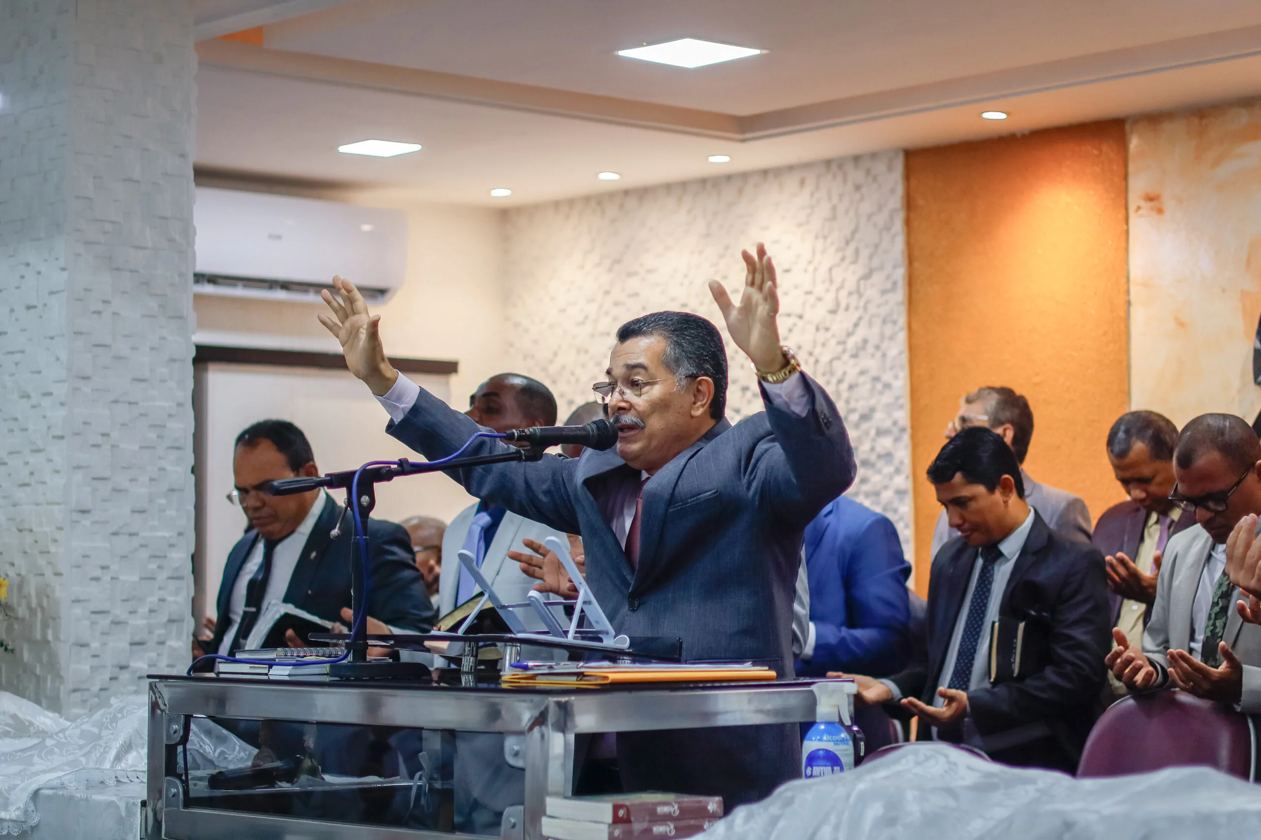 Santa Ceia na AD Chã do Pilar exorta a igreja a viver na dependência da presença de Deus - Image: Anderson Siqueira/ADCOM