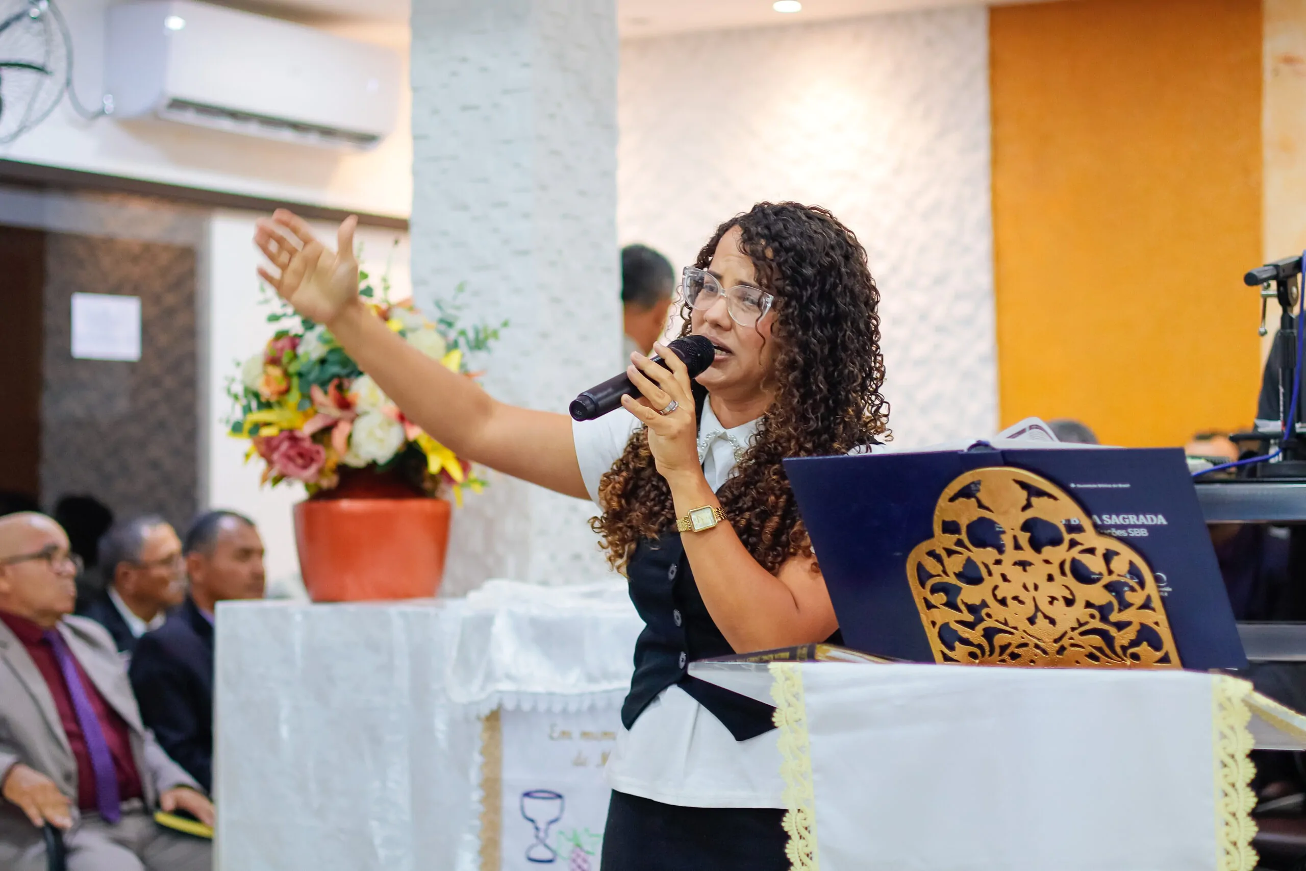 AD Chã do Pilar realiza culto de Santa Ceia com mensagem sobre o altar - Imagem: Anderson Siqueira/ADCOM